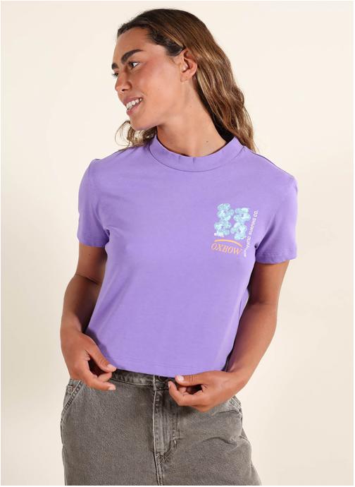 Oxbow Tee-shirts PIXELATE femme violet