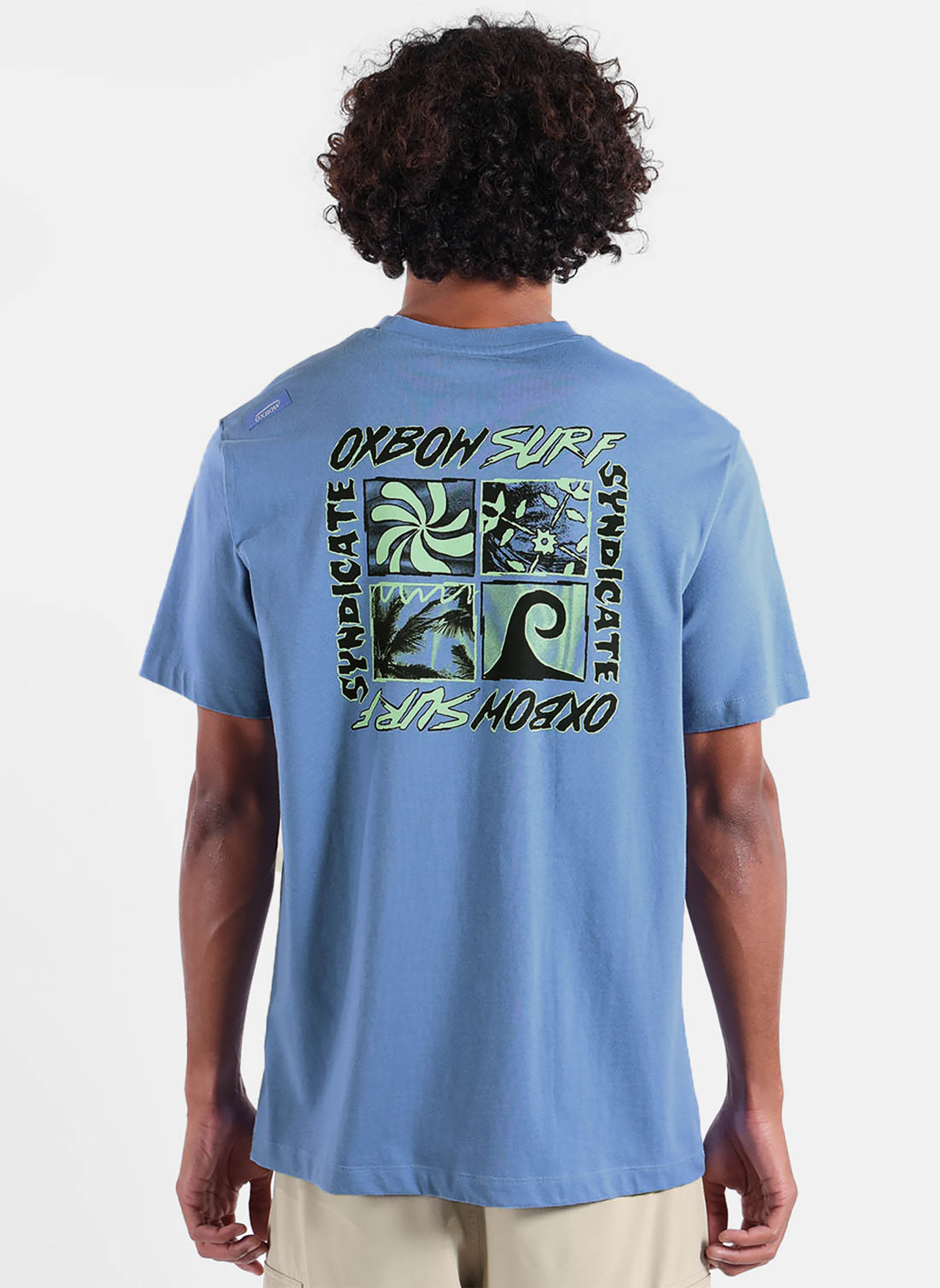 Tee-shirts SYNDICATE homme bleu Oxbow Tee-shirts SYNDICATE homme bleu Bleu