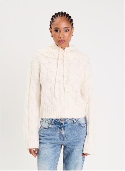 Cache Cache Pulls CANAHOODY femme blanc