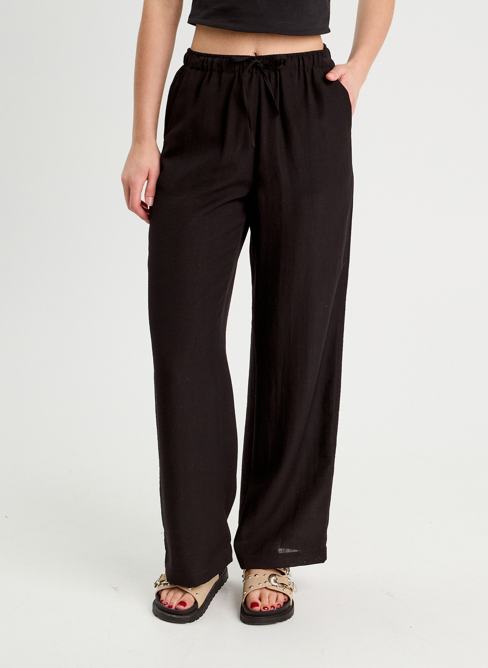 Pantalons droit PANLINWIN femme noir Cache Cache Pantalons droit PANLINWIN femme noir Noir
