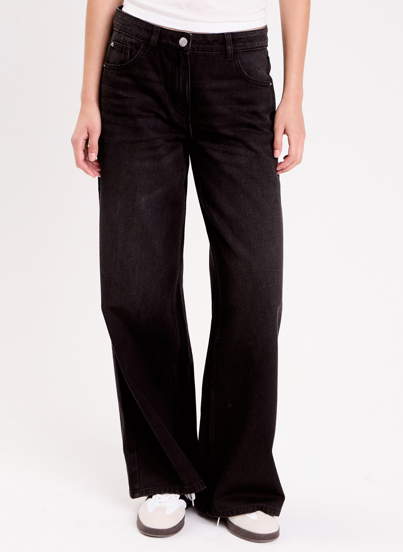Jeans droit DELNO-WIDE femme noir Cache Cache Jeans droit DELNO-WIDE femme noir Noir