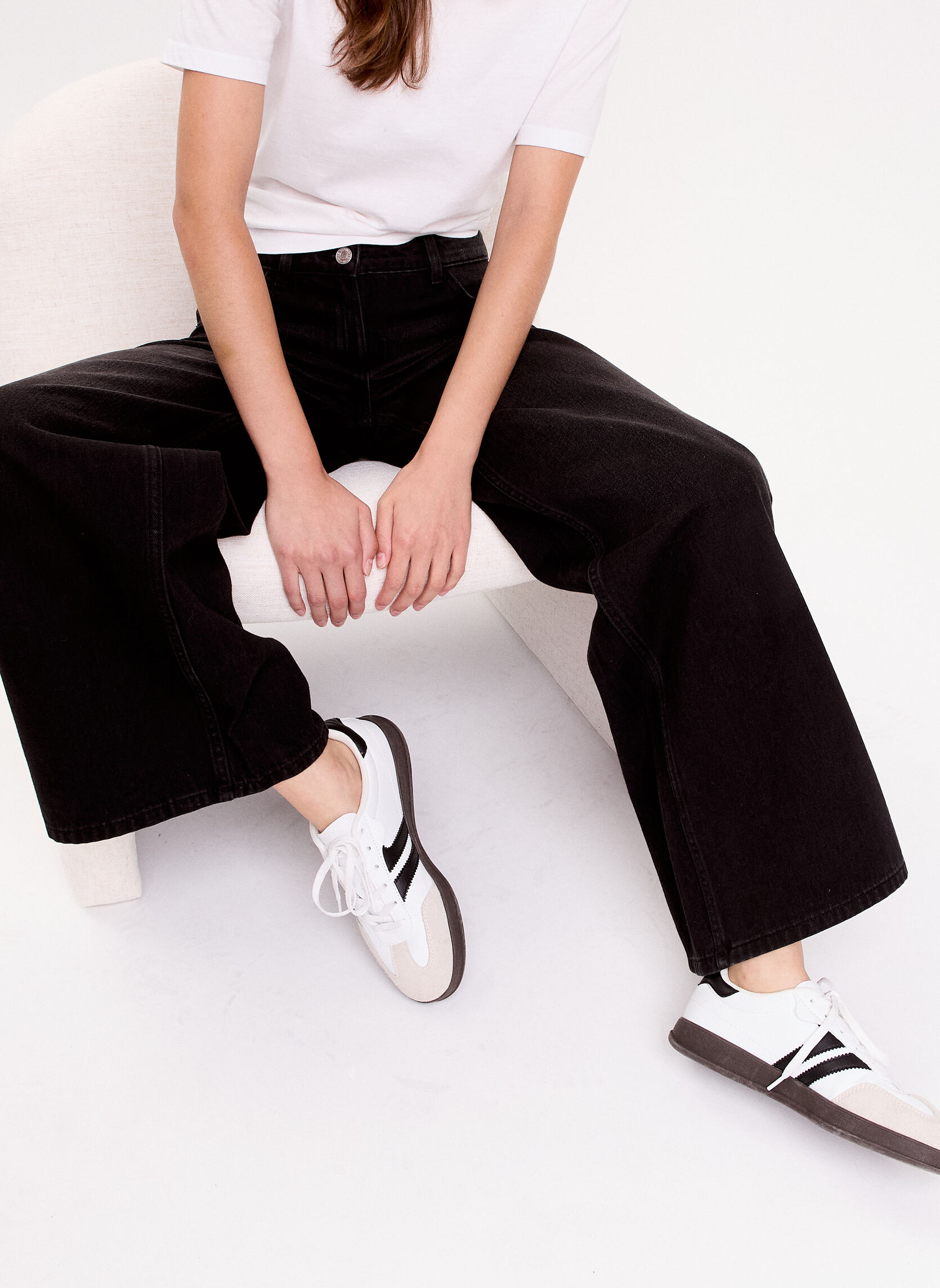 Jeans droit DELNO-WIDE femme noir Cache Cache Jeans droit DELNO-WIDE femme noir Noir