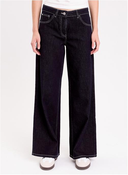 Cache Cache Jeans droit DELNO-WIDE femme bleu