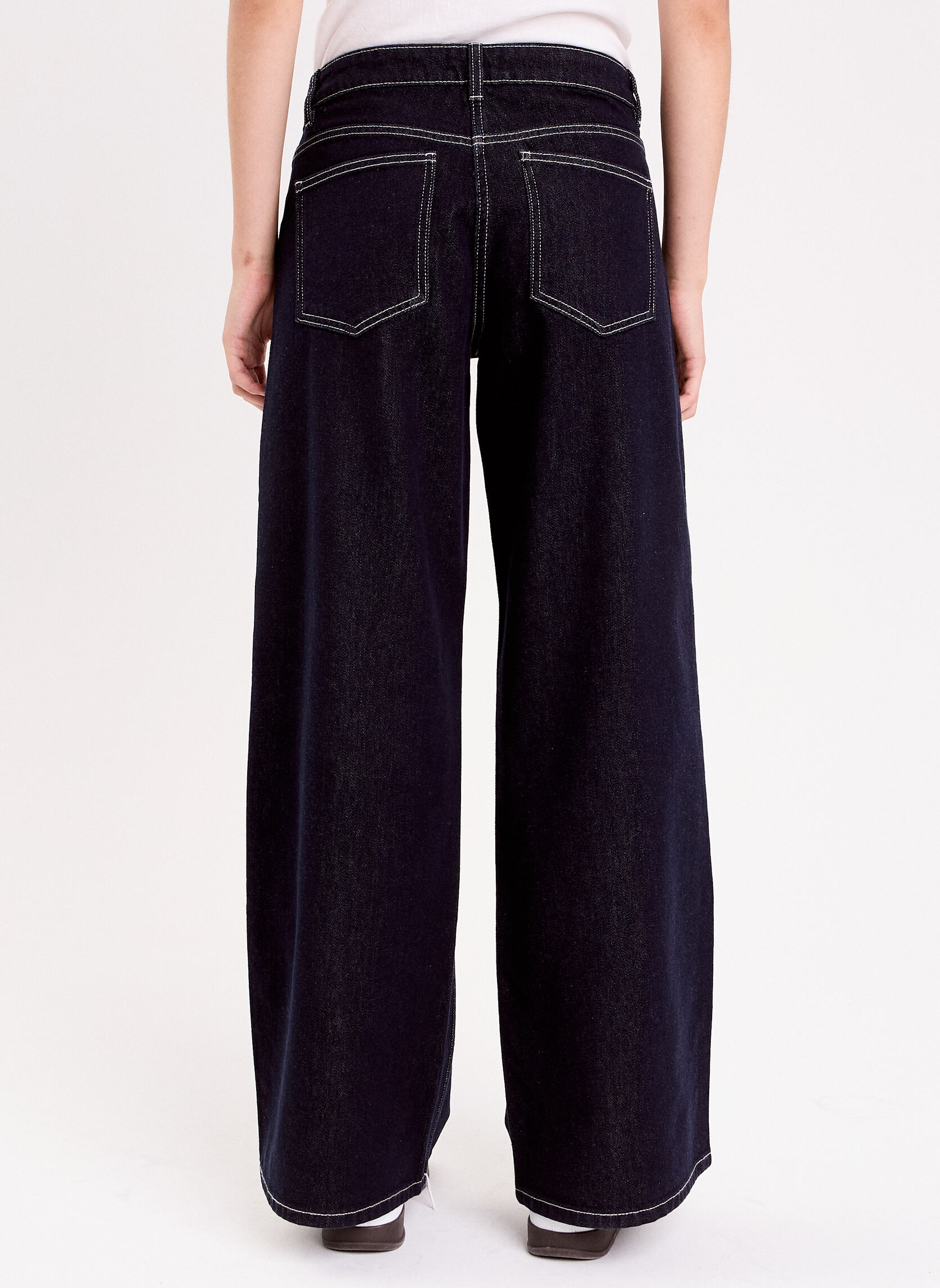 Jeans droit DELNO-WIDE femme bleu Cache Cache Jeans droit DELNO-WIDE femme bleu Bleu foncé