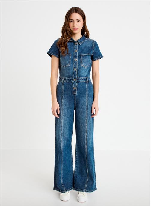 Cache Cache Combinaisons COMBILOWIDE femme bleu