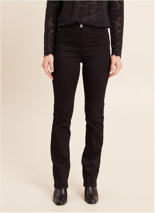 Bréal Jeans droit PESTRATYJ femme noir