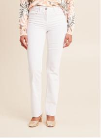 Jeans droit PESTRATYJ femme blanc Bréal Jeans droit PESTRATYJ femme blanc Blanc