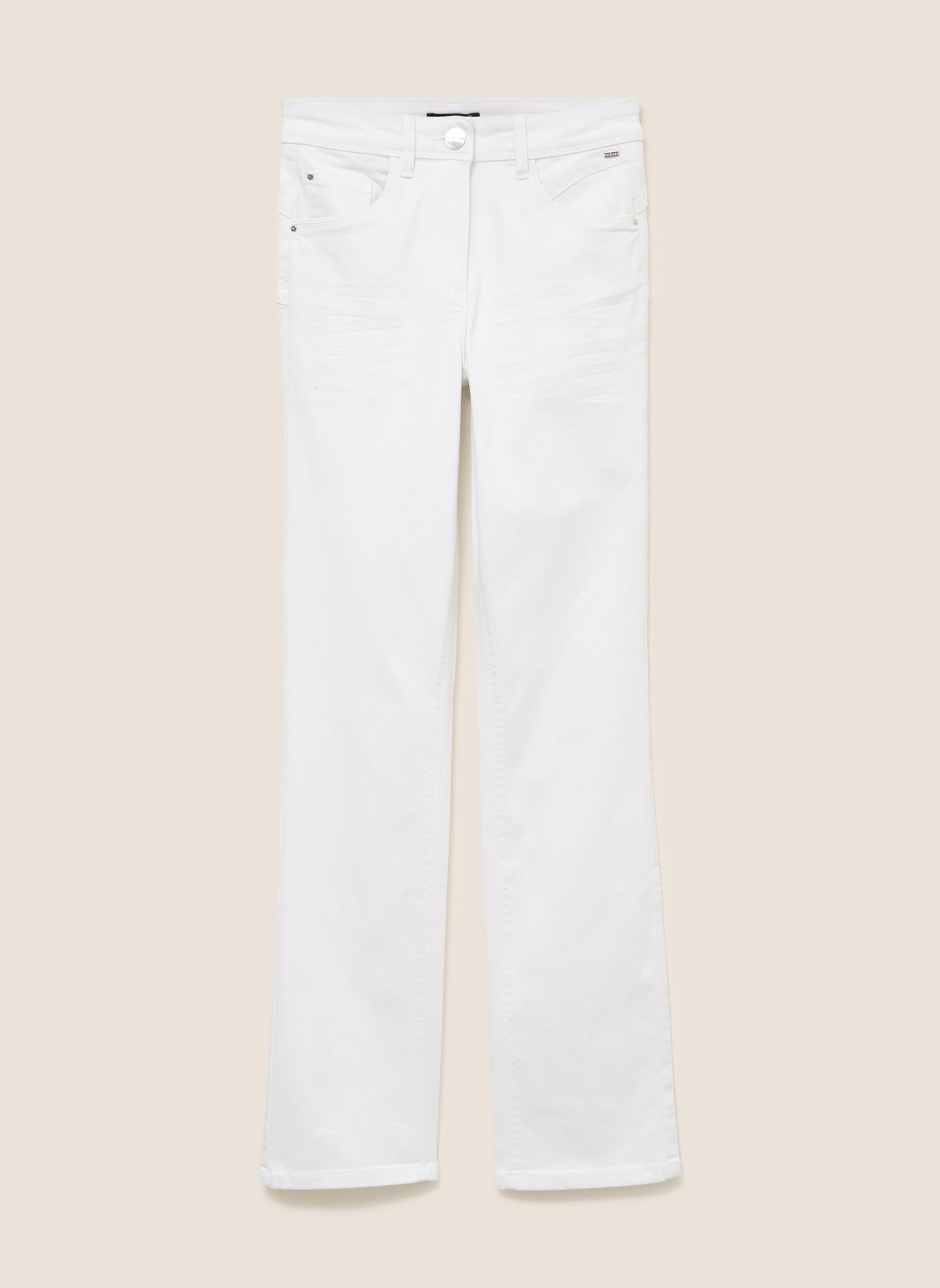 Jeans droit PESTRATYJ femme blanc Bréal Jeans droit PESTRATYJ femme blanc Blanc