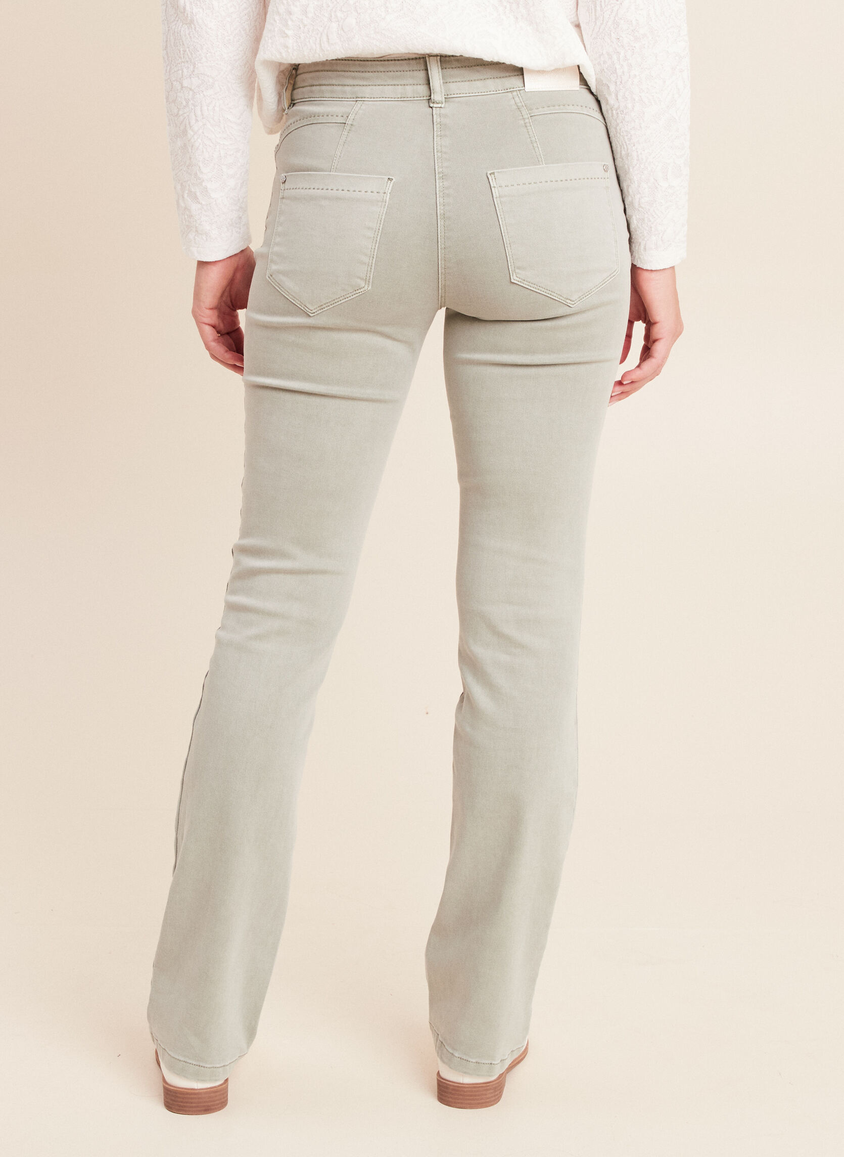 Jeans droit PESTRACELL femme vert Bréal Jeans droit PESTRACELL femme vert Vert clair