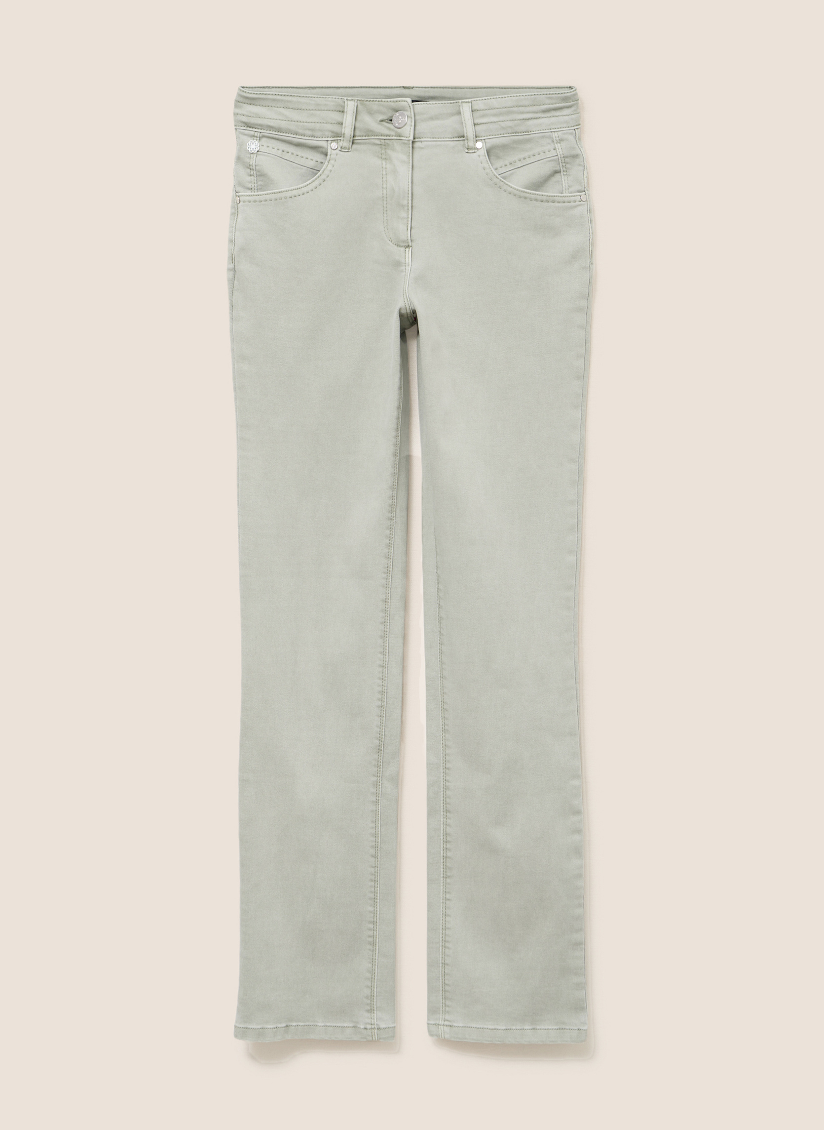 Jeans droit PESTRACELL femme vert Bréal Jeans droit PESTRACELL femme vert Vert clair