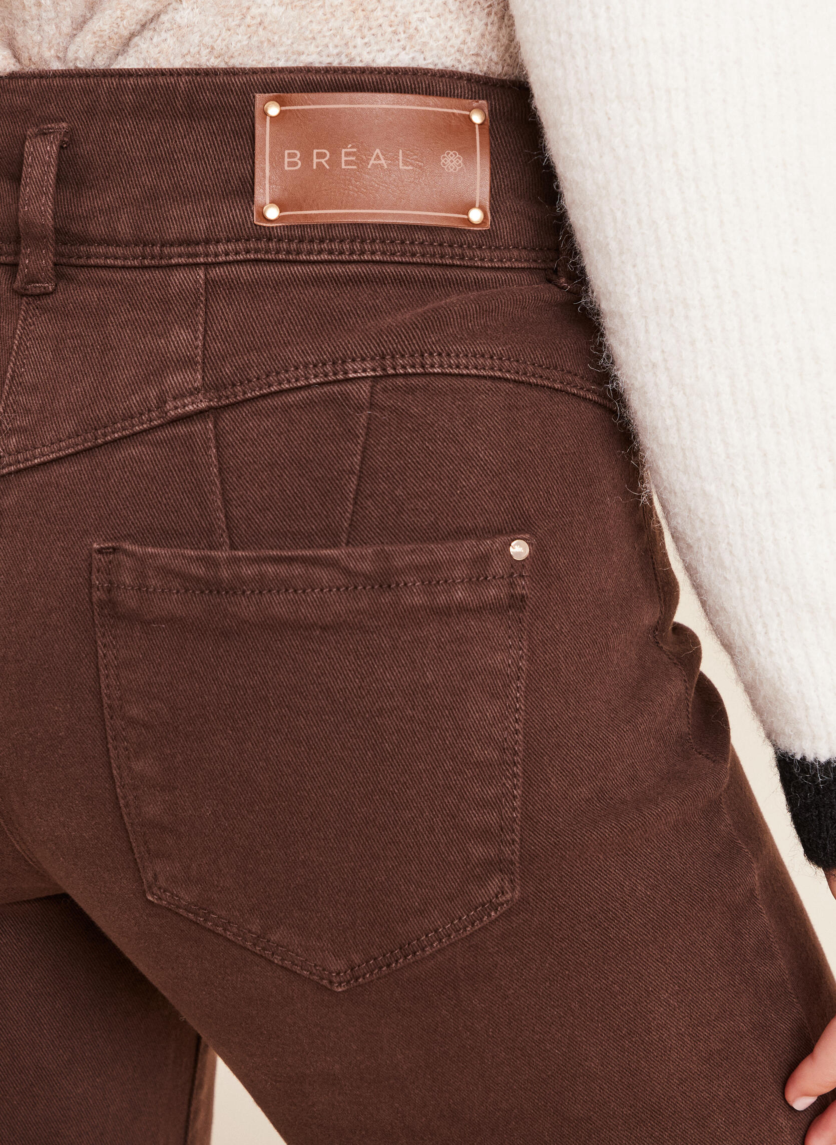 Jeans droit PEDROITIER femme marron Bréal Jeans droit PEDROITIER femme marron Marron foncé
