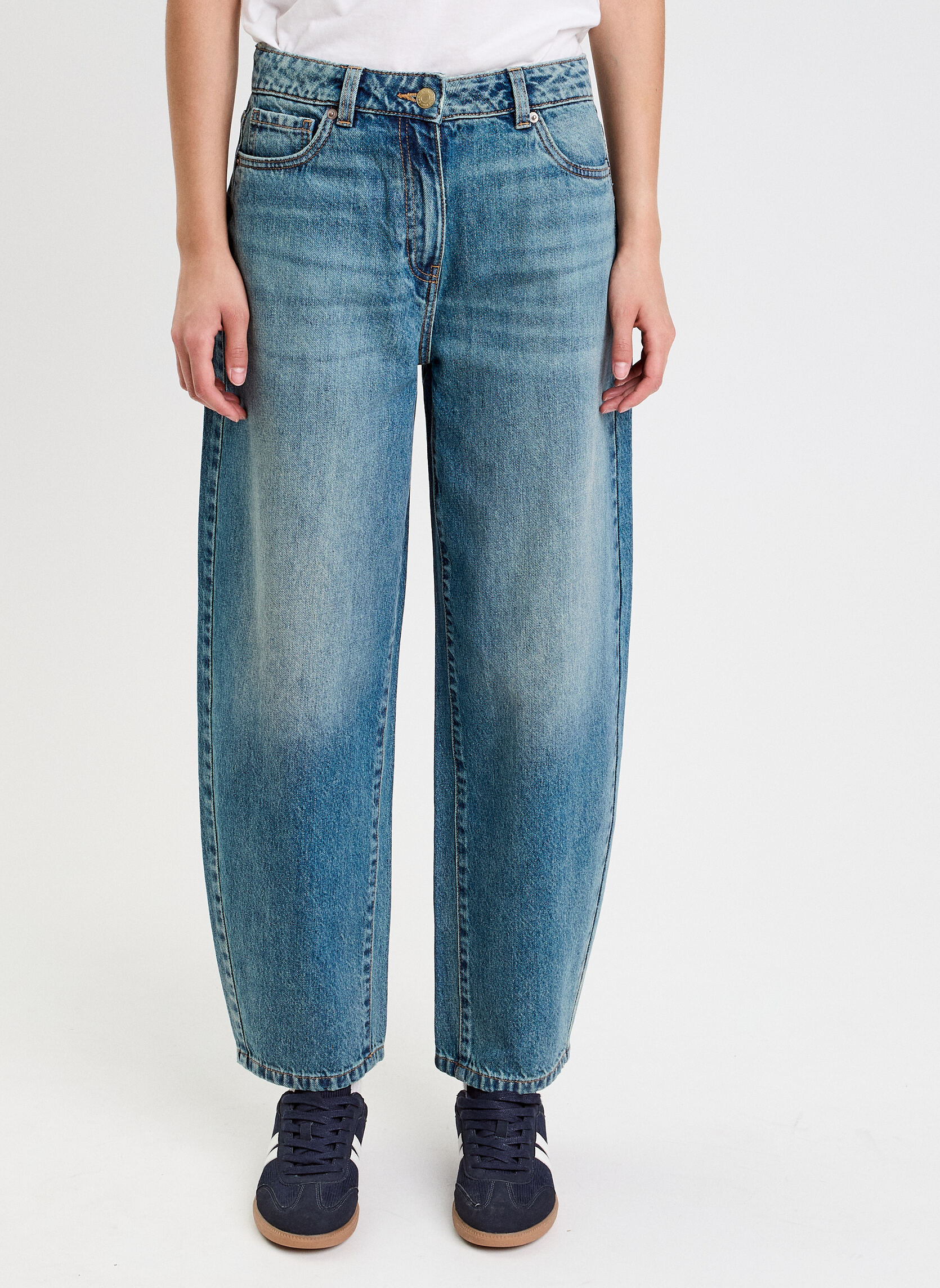 Jeans droit ARCHY femme bleu Cache Cache Jeans droit ARCHY femme bleu Bleu délavé