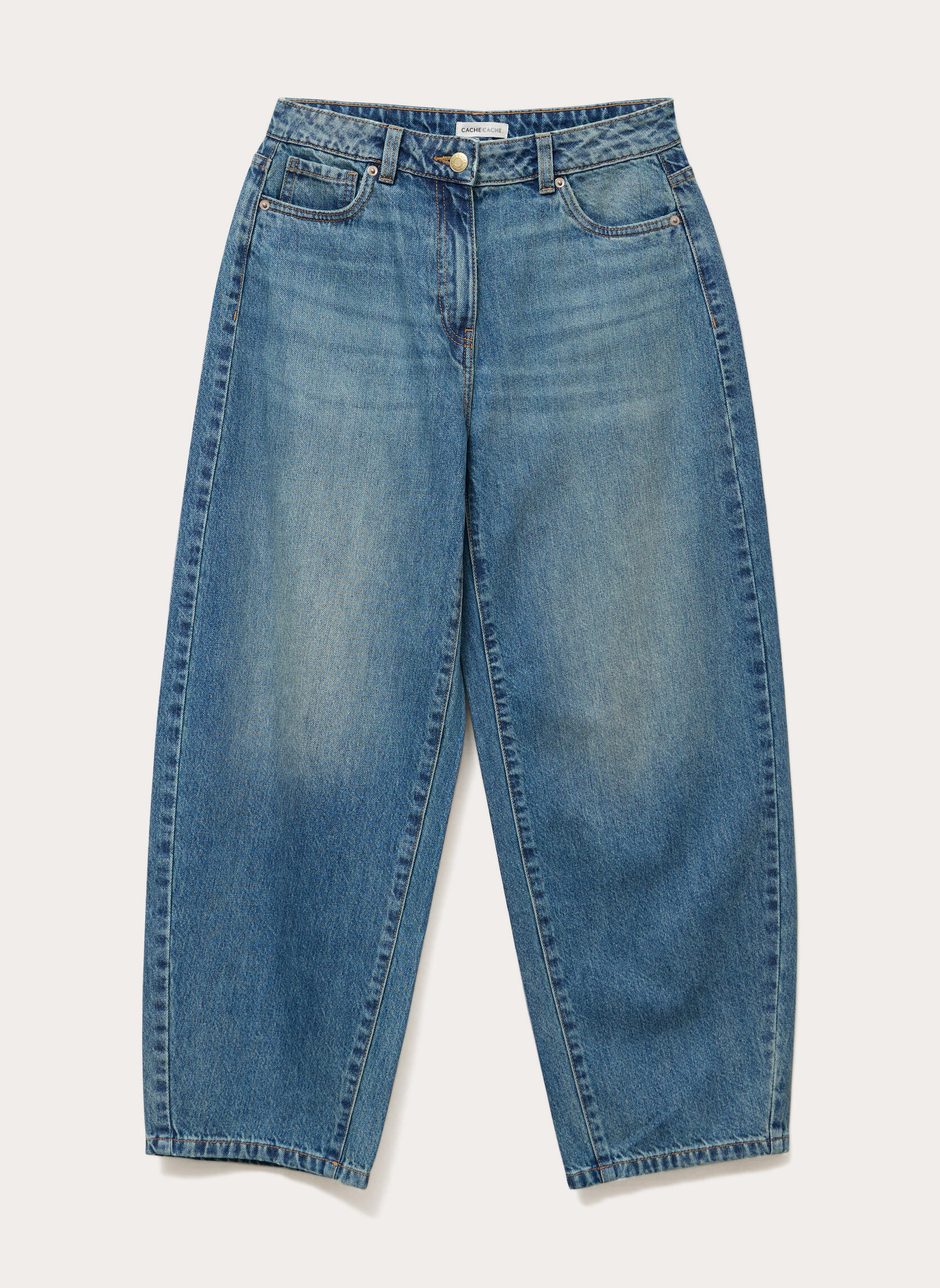 Jeans droit ARCHY femme bleu Cache Cache Jeans droit ARCHY femme bleu Bleu délavé