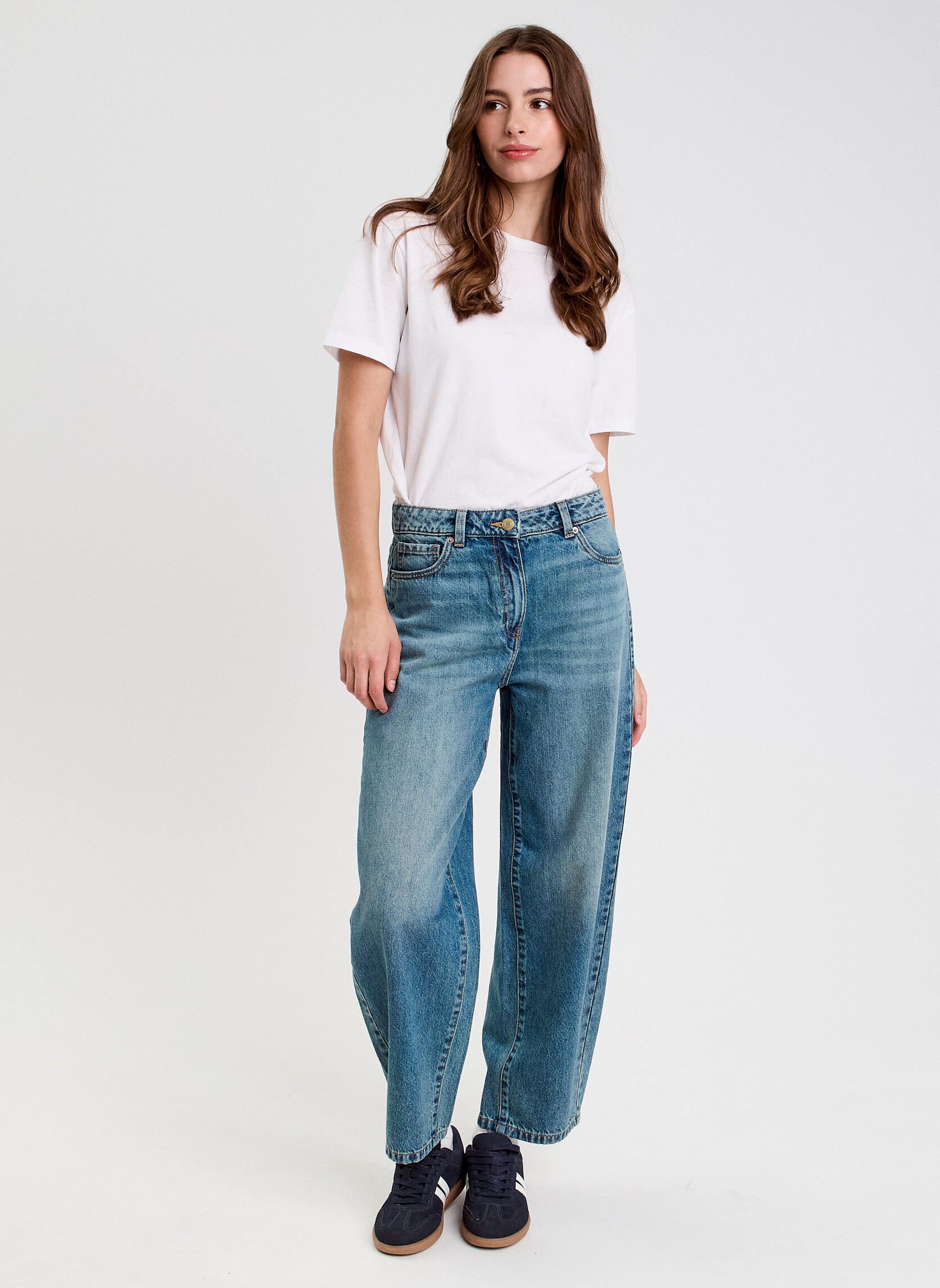Jeans droit ARCHY femme bleu Cache Cache Jeans droit ARCHY femme bleu Bleu délavé