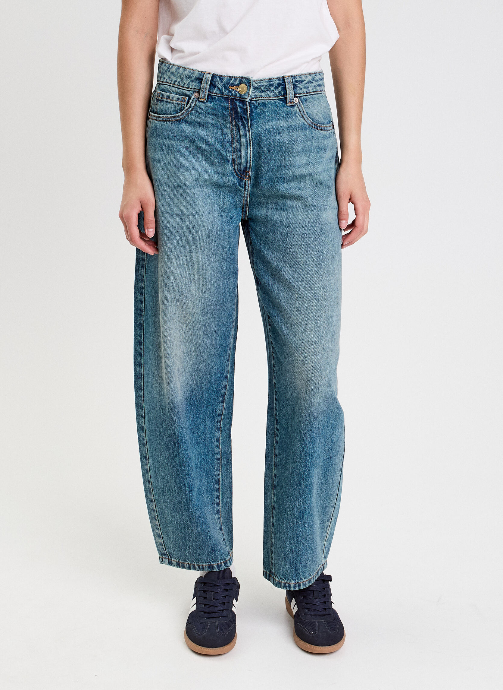 Jeans droit ARCHY femme bleu Cache Cache Jeans droit ARCHY femme bleu Bleu délavé