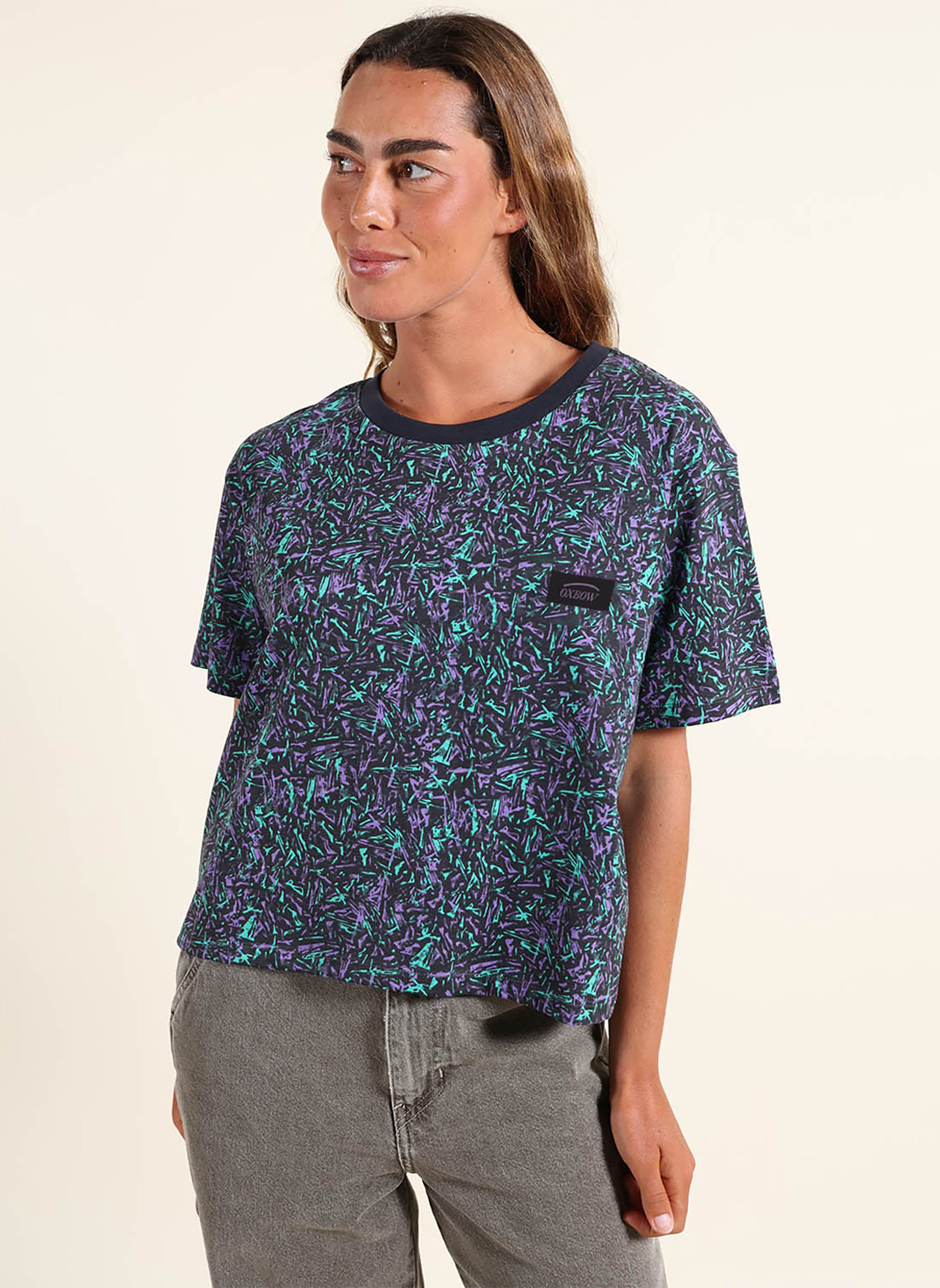 Tee-shirts OUTBLAST femme bleu Oxbow Tee-shirts OUTBLAST femme bleu Bleu foncé
