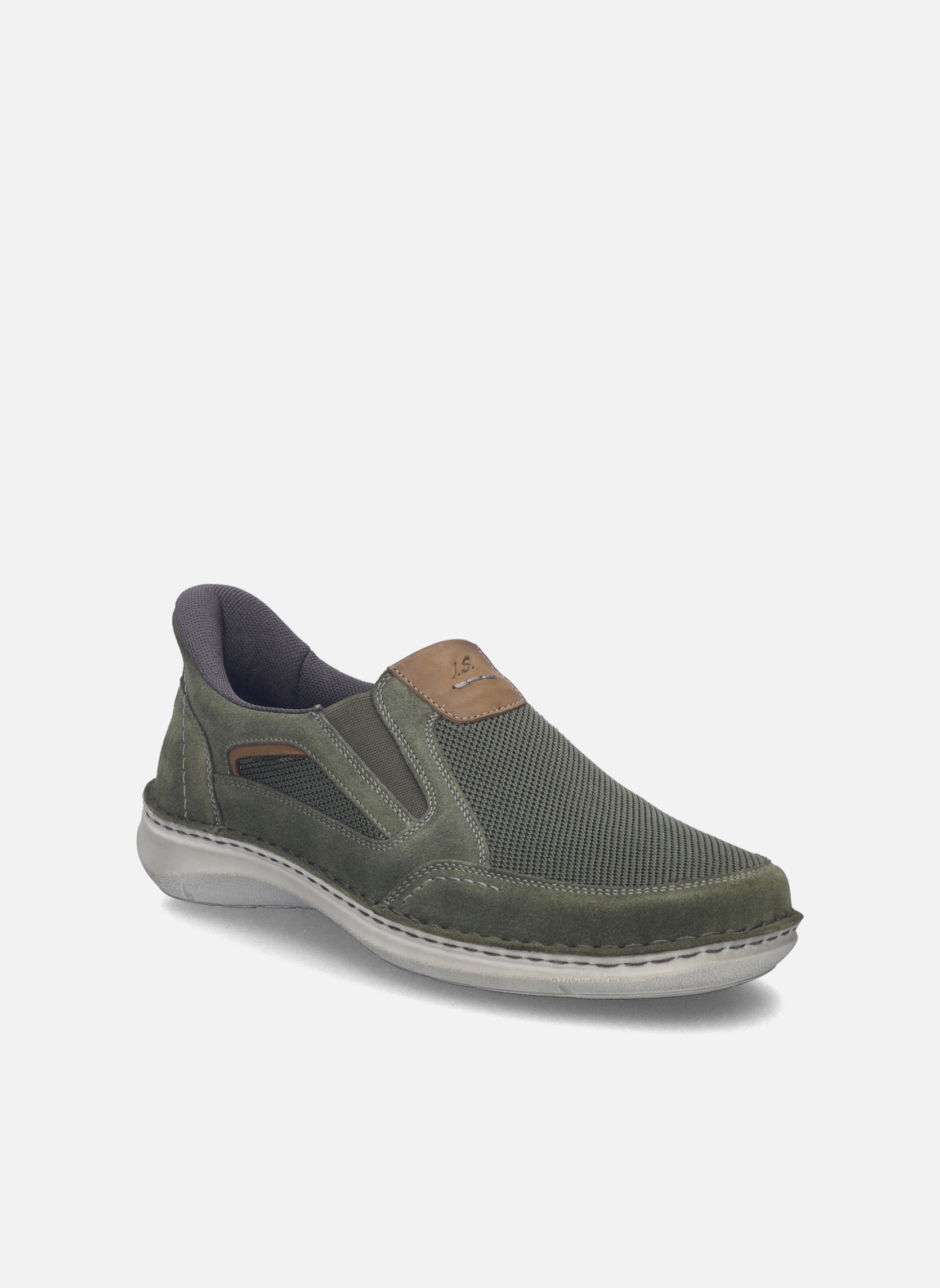 Mocassins Pantoufle homme vert Josef Seibel Mocassins Pantoufle homme vert Vert