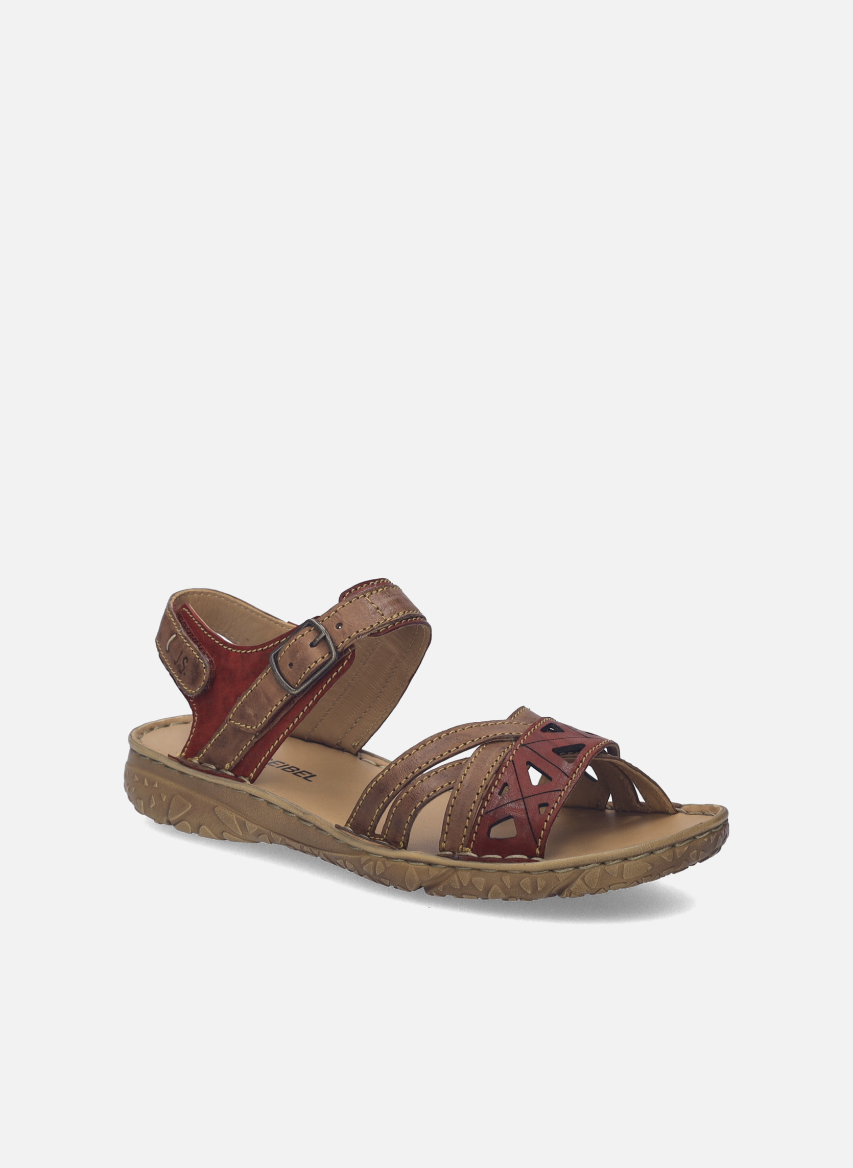 Sandales Sandale femme rouge Josef Seibel Sandales Sandale femme rouge Rouge