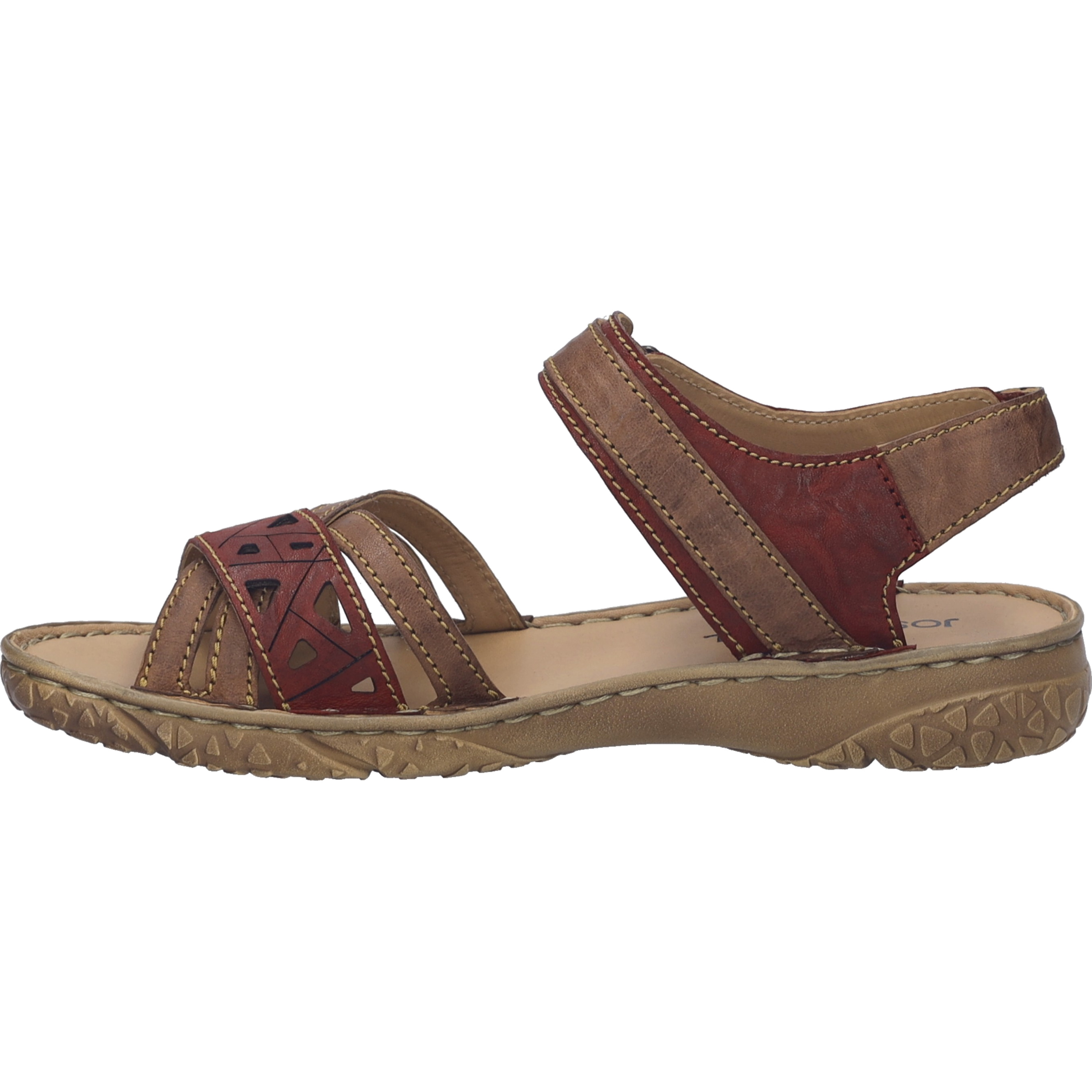 Sandales Sandale femme rouge Josef Seibel Sandales Sandale femme rouge Rouge