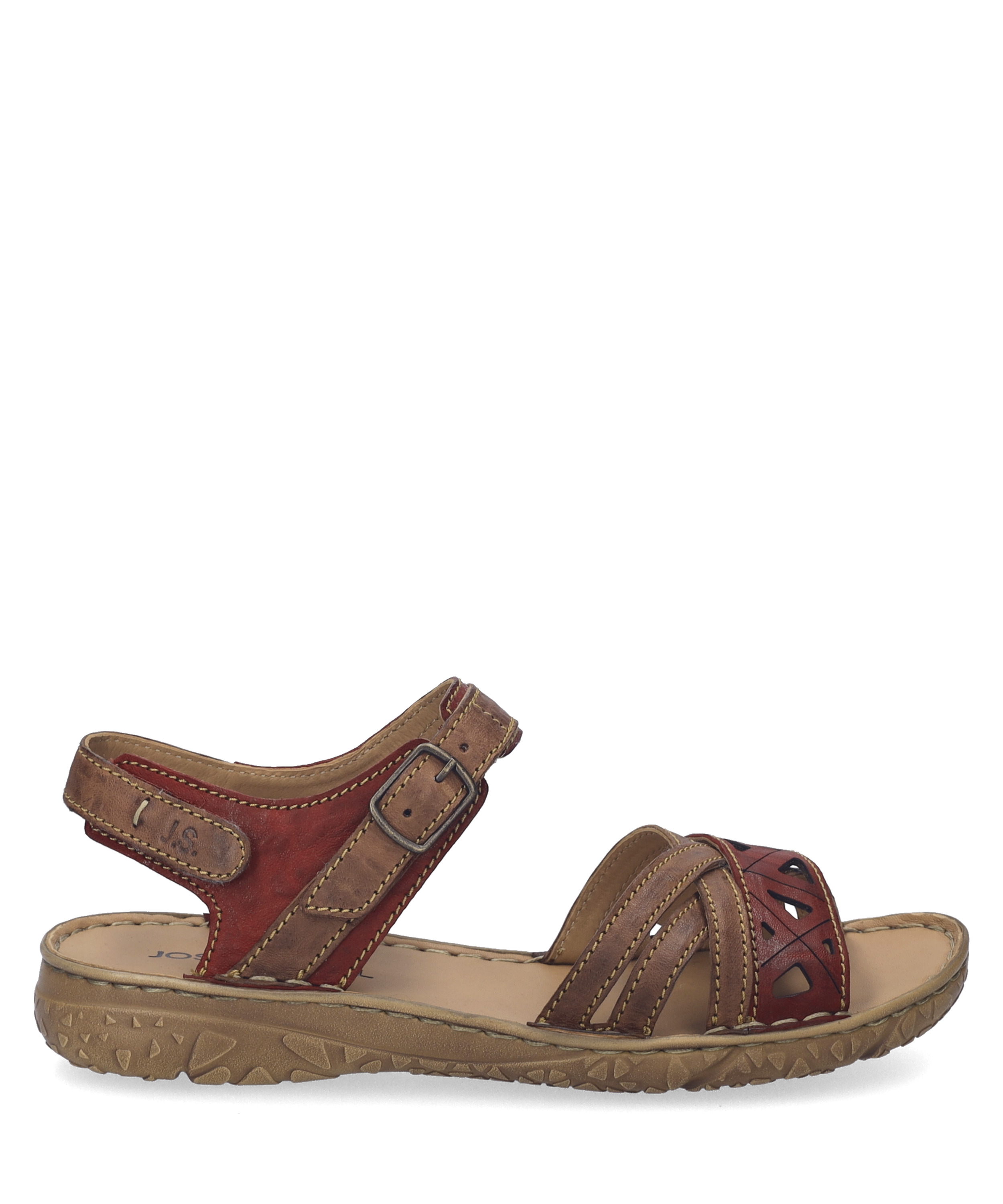 Sandales Sandale femme rouge Josef Seibel Sandales Sandale femme rouge Rouge
