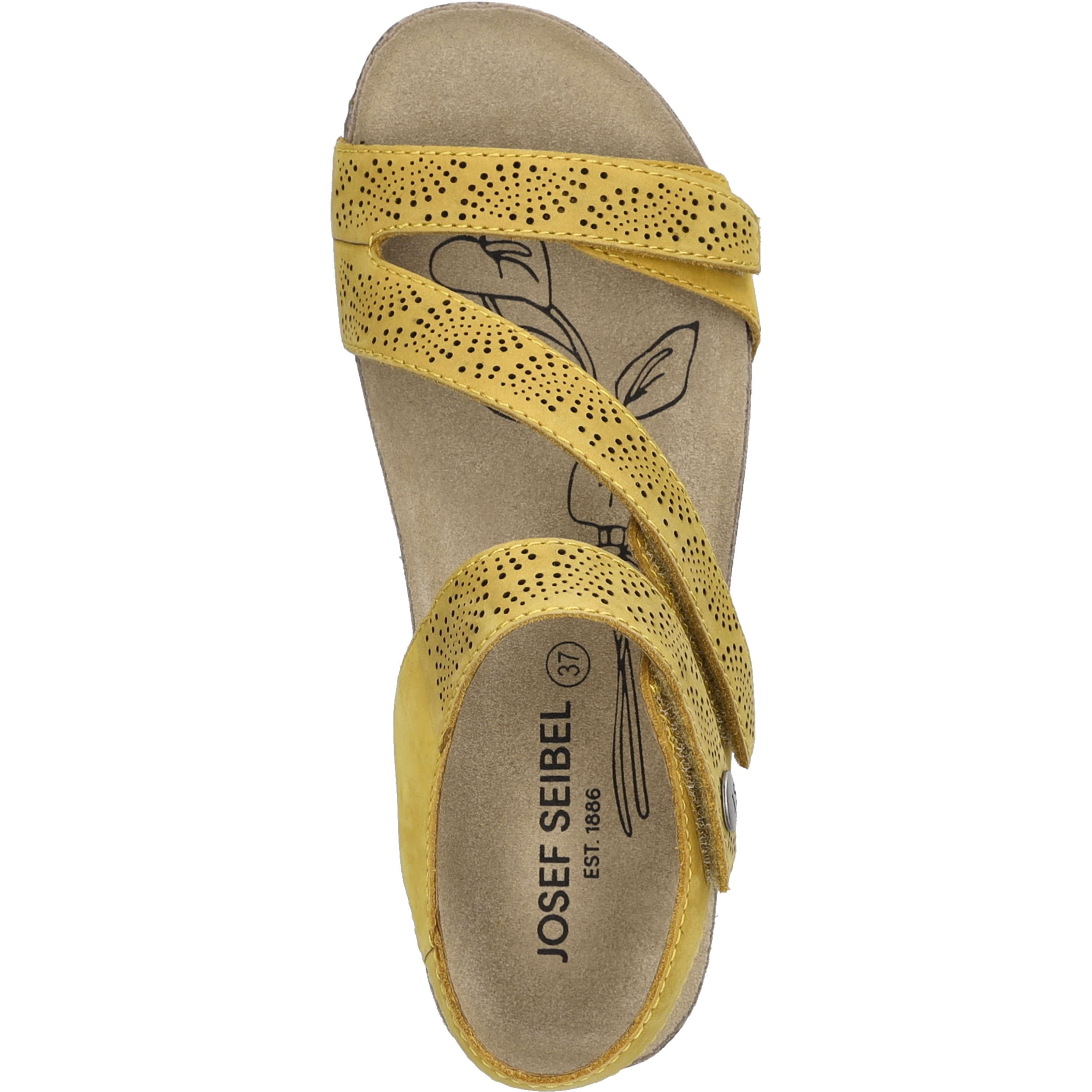 Sandales Sandale femme jaune Josef Seibel Sandales Sandale femme jaune Jaune