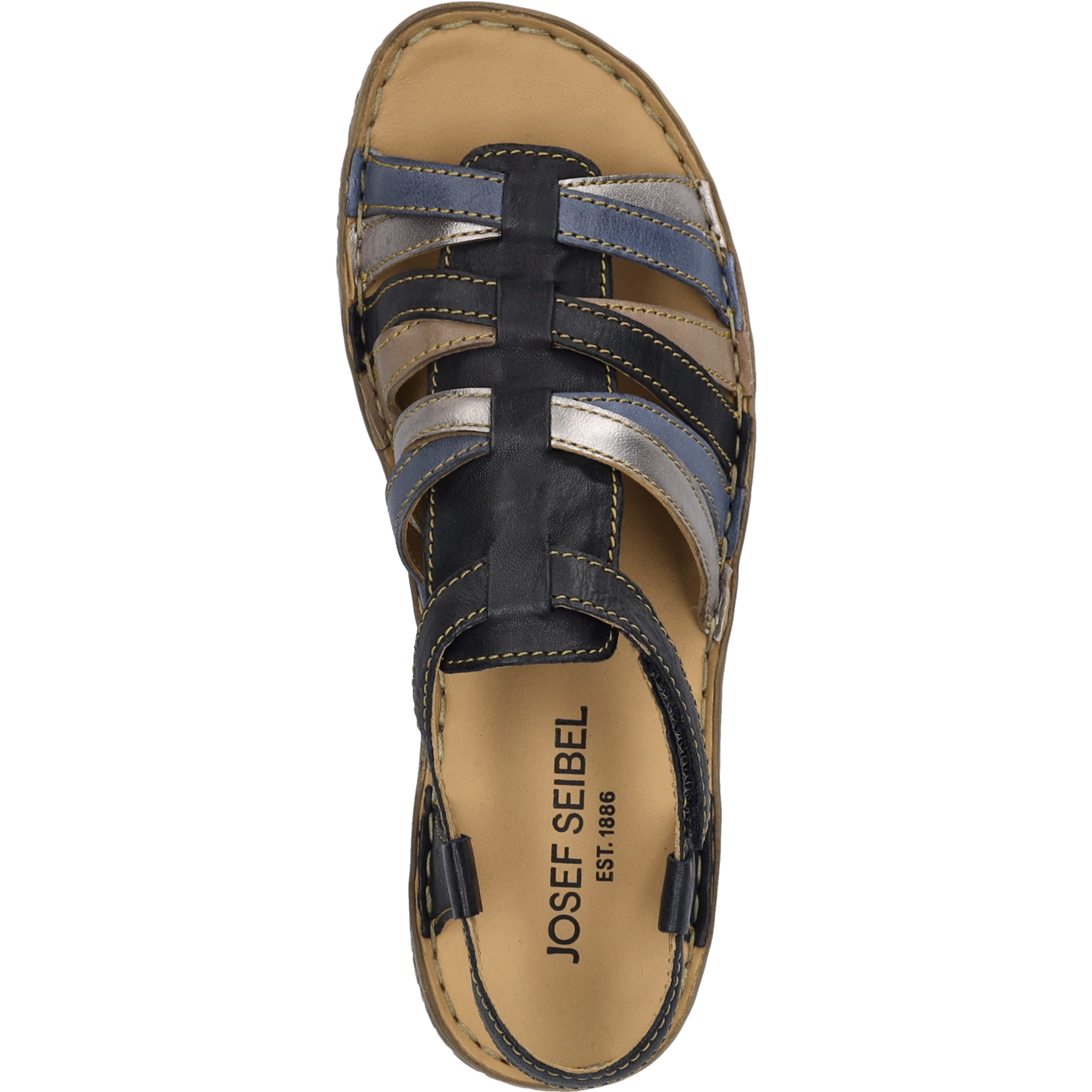 Sandales Sandale femme bleu Josef Seibel Sandales Sandale femme bleu Indigo