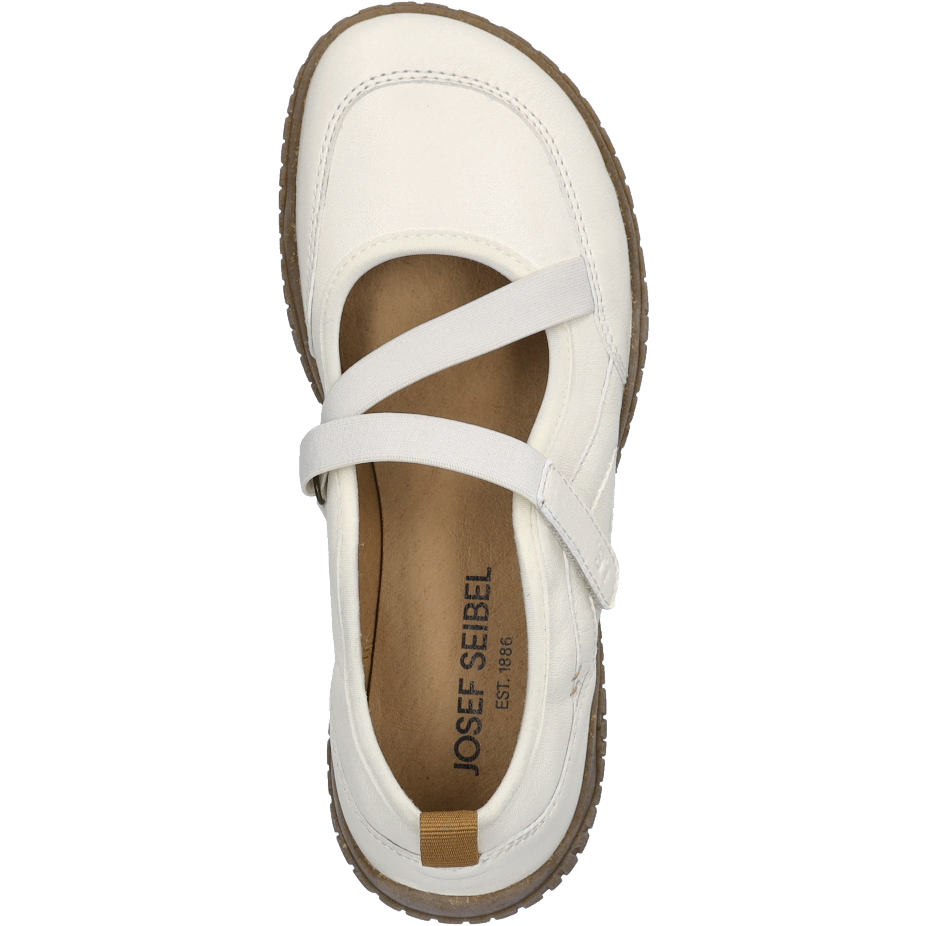 Ballerines classiques Ballerine femme blanc Josef Seibel Ballerines classiques Ballerine femme blanc Blanc