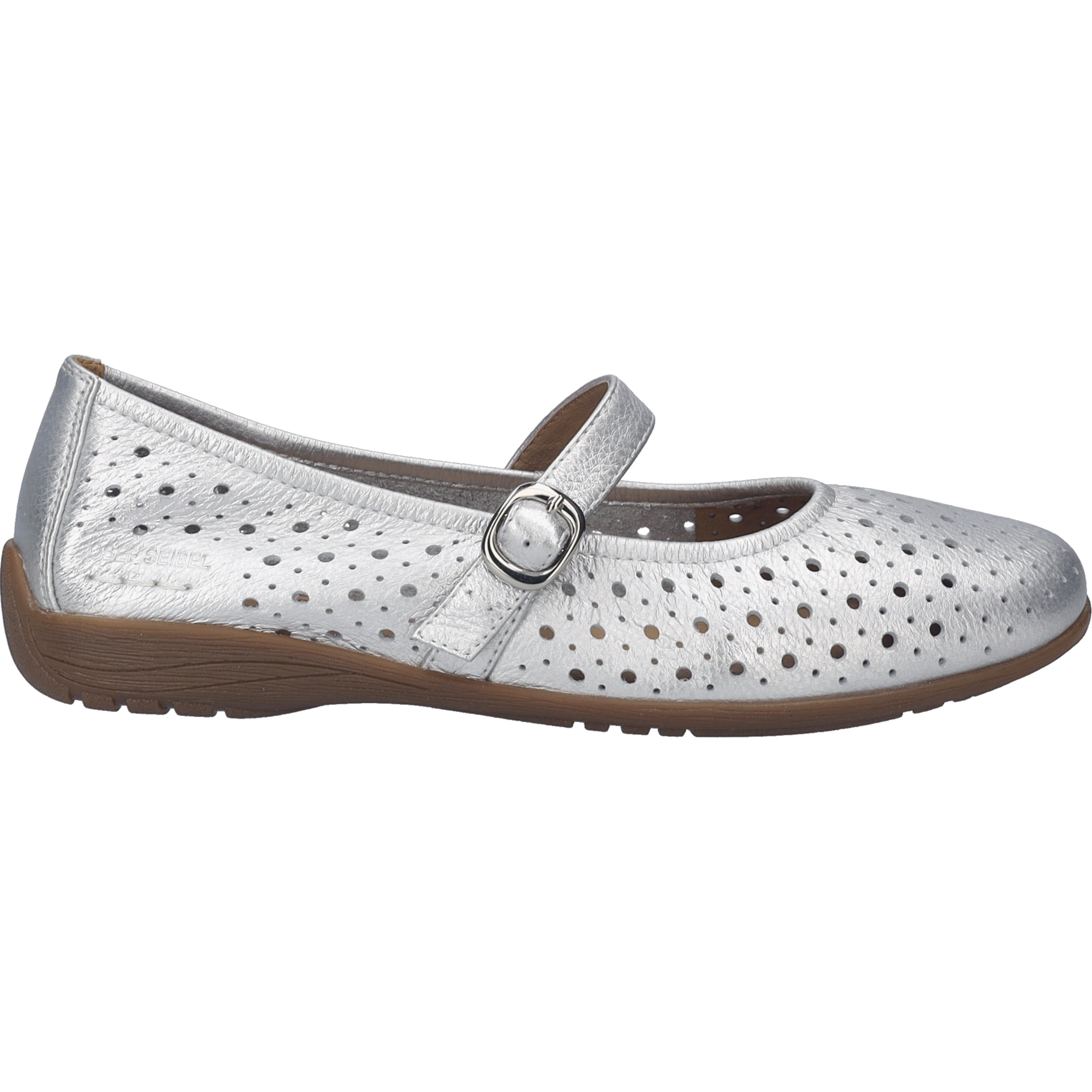 Ballerines classiques Ballerine femme argent Josef Seibel Ballerines classiques Ballerine femme argent Argent