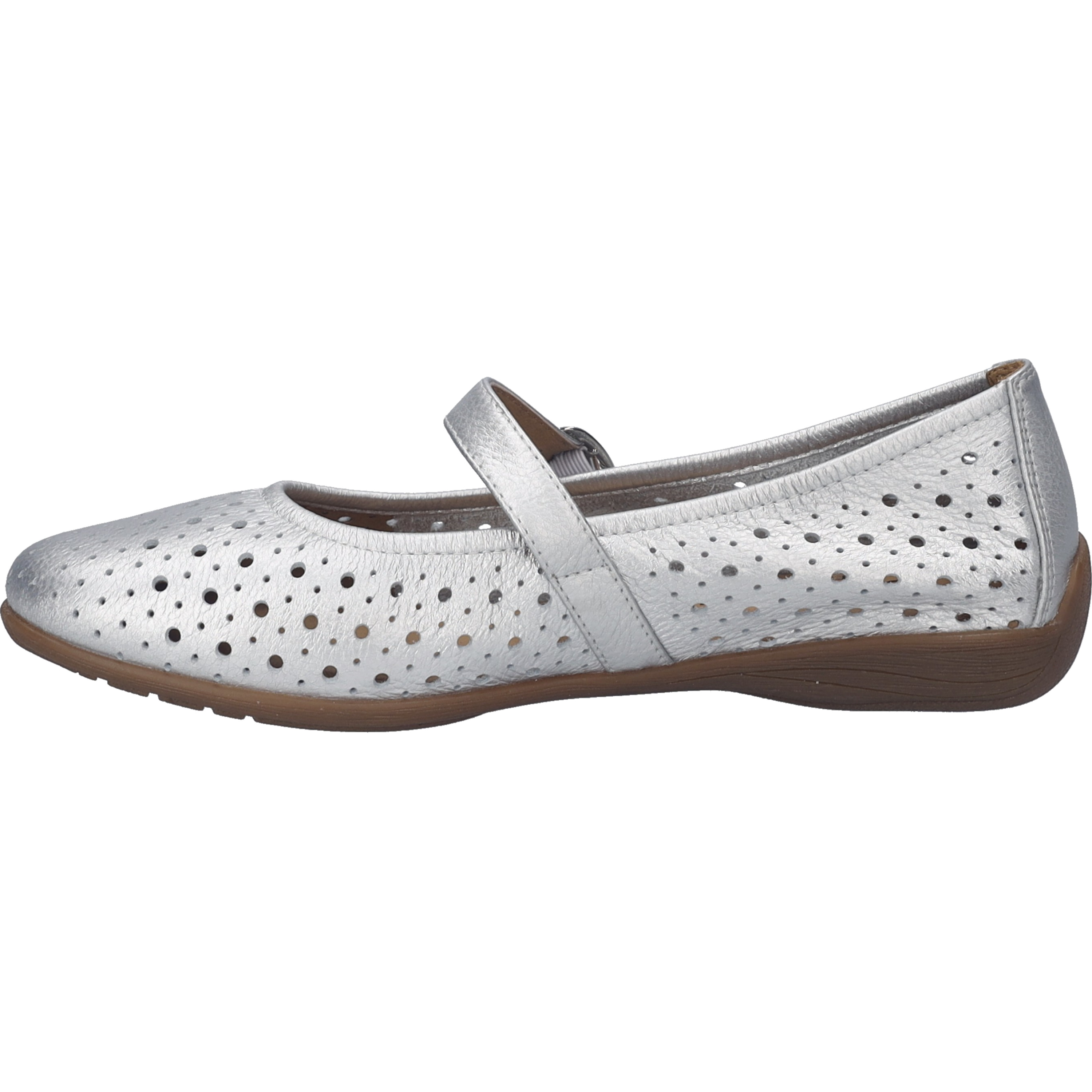 Ballerines classiques Ballerine femme argent Josef Seibel Ballerines classiques Ballerine femme argent Argent