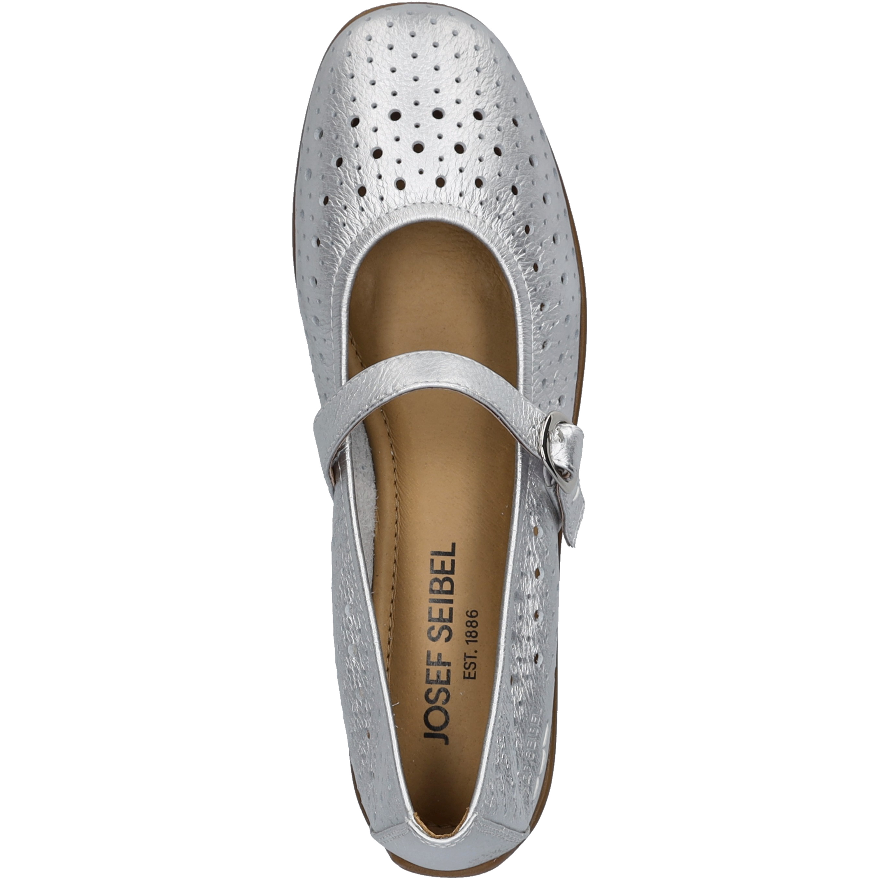 Ballerines classiques Ballerine femme argent Josef Seibel Ballerines classiques Ballerine femme argent Argent