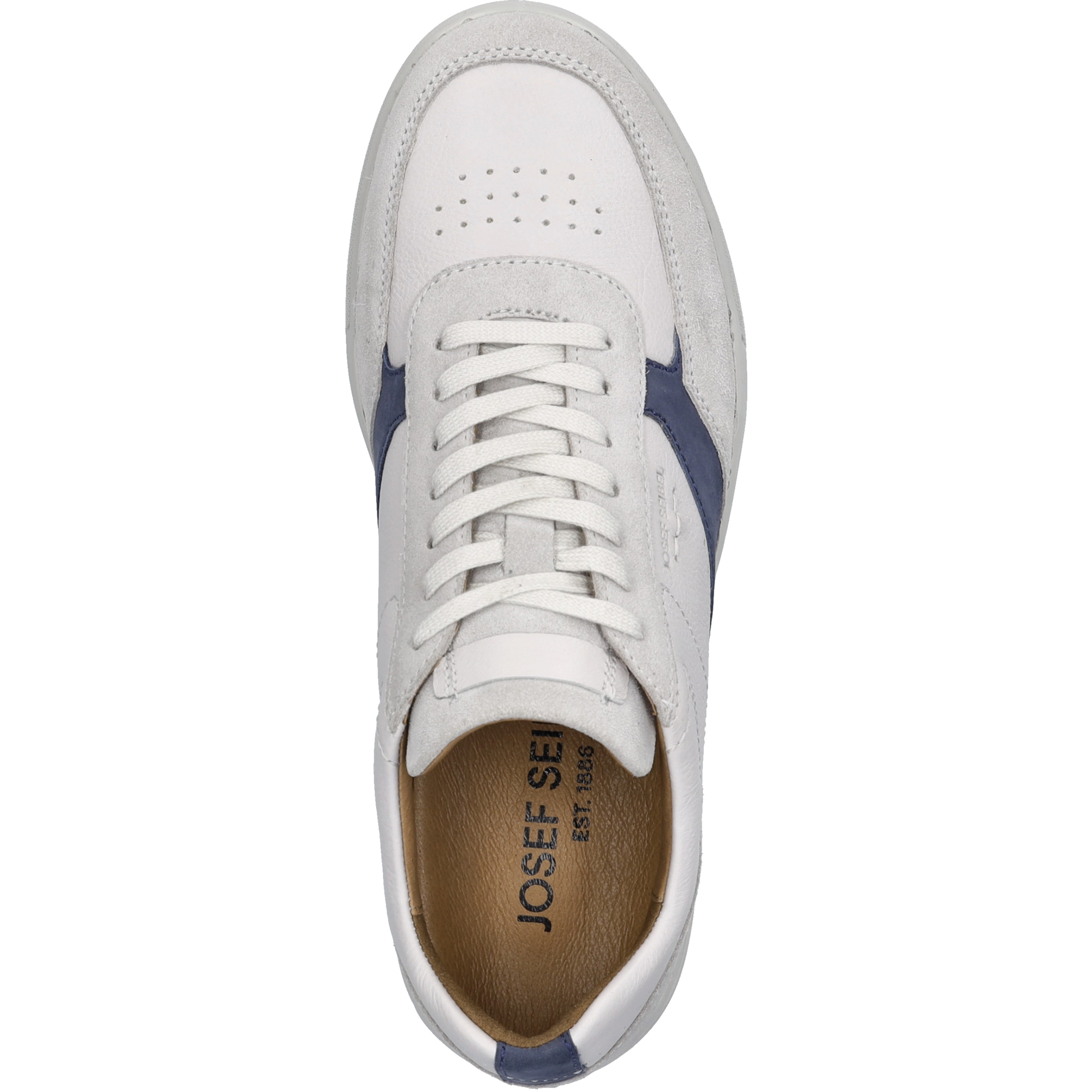 Baskets basses Sneaker homme blanc Josef Seibel Baskets basses Sneaker homme blanc Blanc