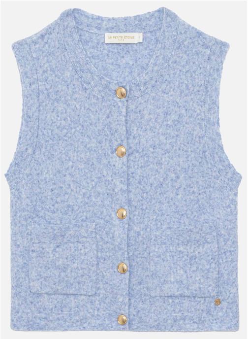 La Petite Etoile Gilets Gilet - MORI - 25-marine femme bleu