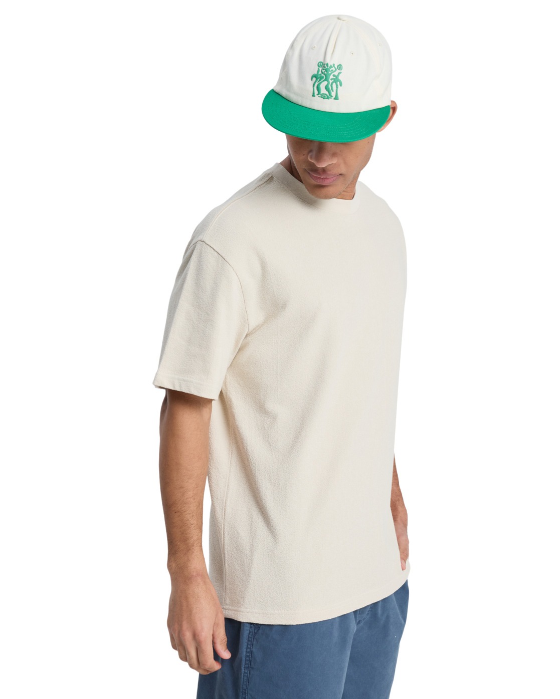 Tee-shirts Bayi homme beige Quiksilver Tee-shirts Bayi homme beige Crème