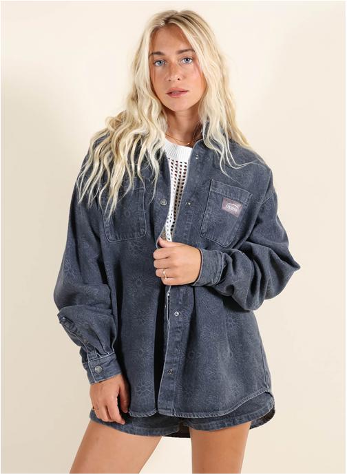 Oxbow Chemises MOTEL femme gris