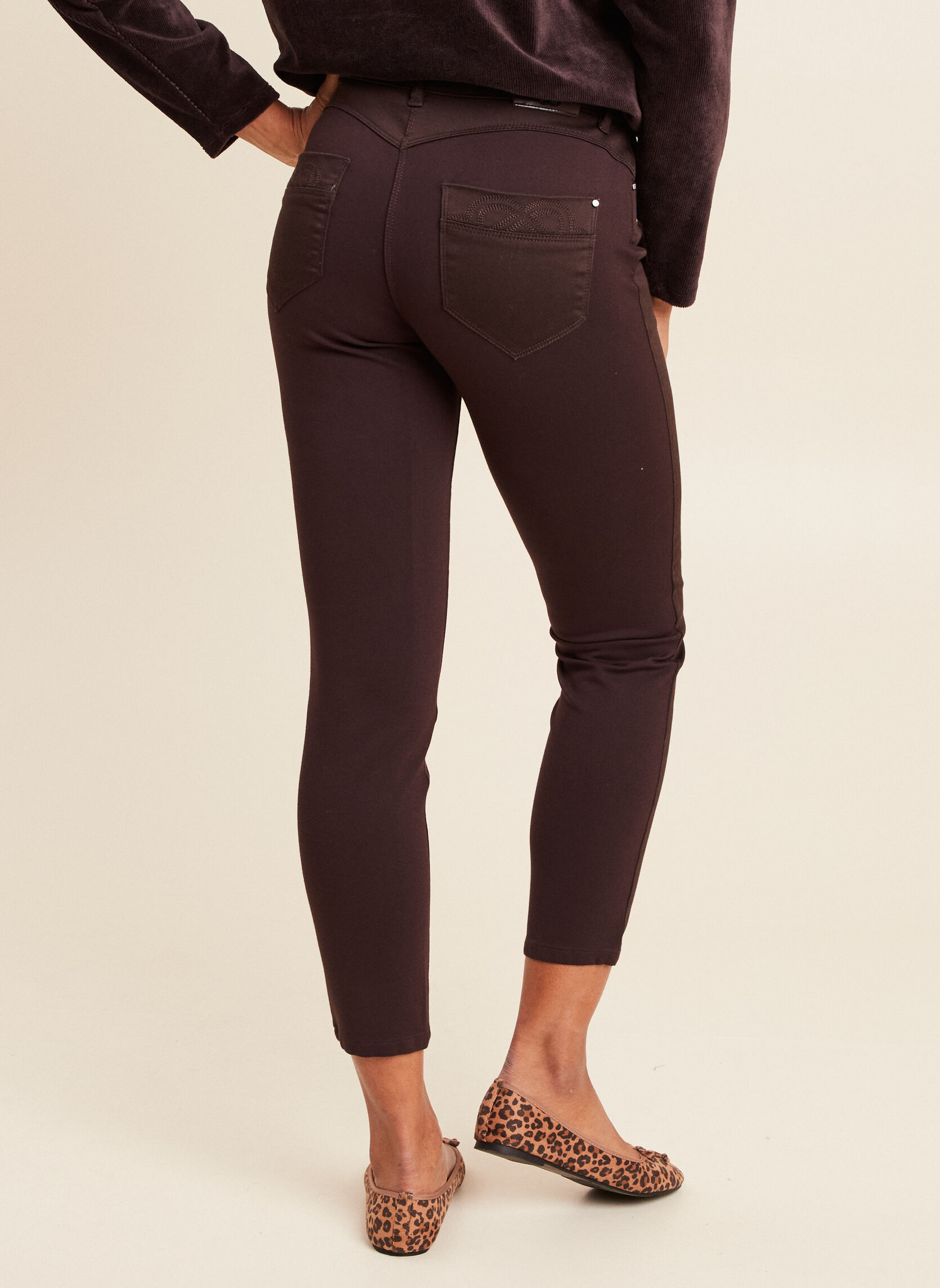 Jeans droit PEMILAJEAN femme marron Bréal Jeans droit PEMILAJEAN femme marron Marron foncé