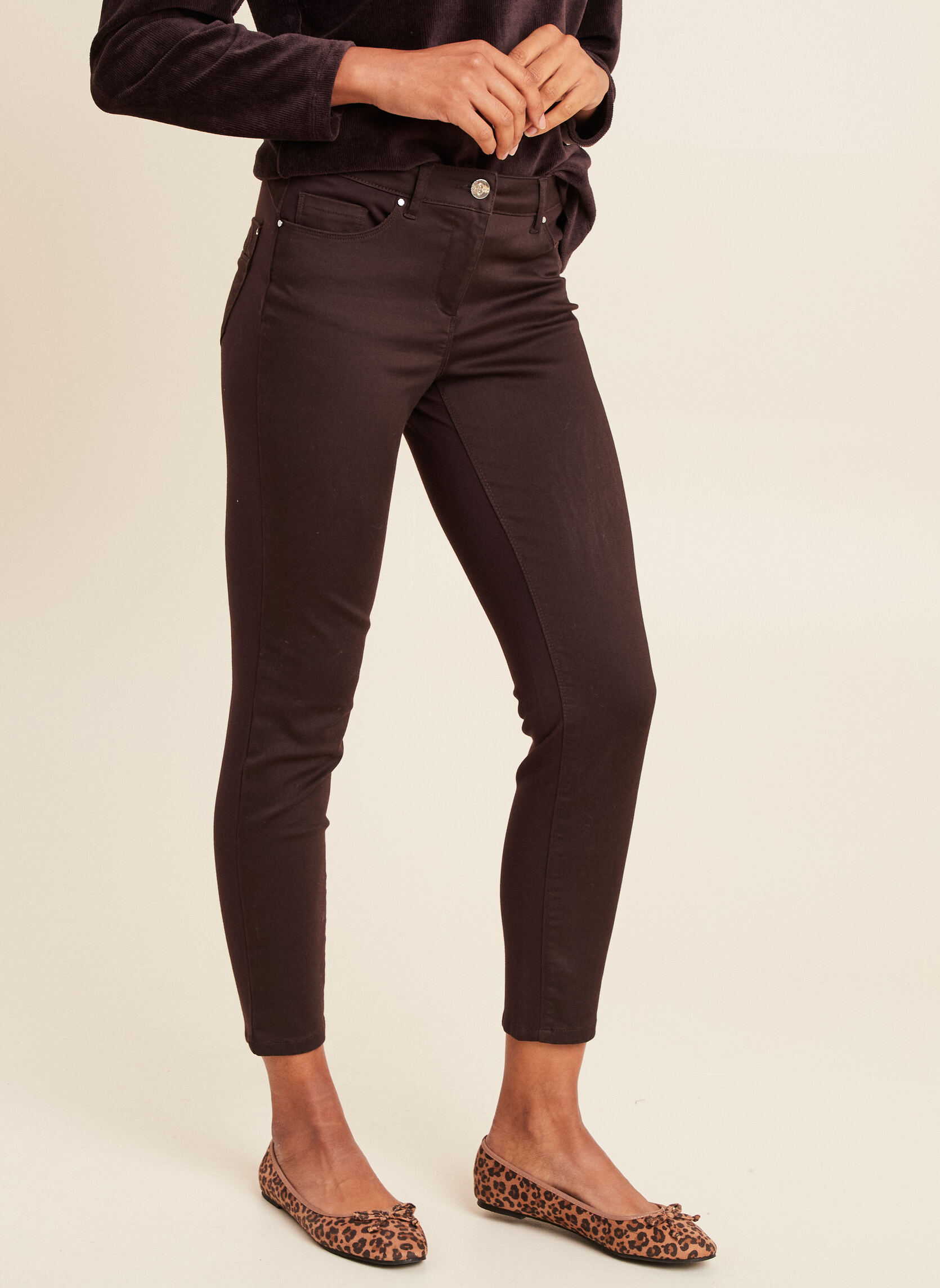 Jeans droit PEMILAJEAN femme marron Bréal Jeans droit PEMILAJEAN femme marron Marron foncé