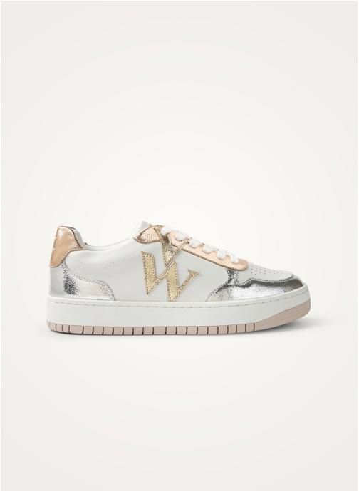 Vanessa Wu Baskets basses RIDE Initials femme argent