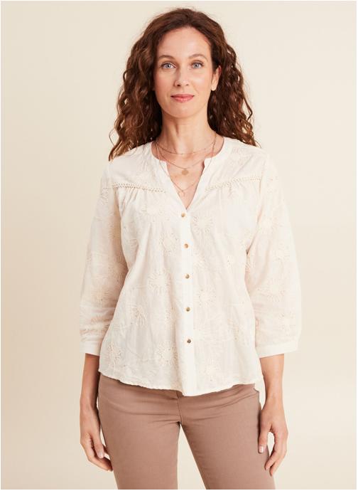 Bréal Blouses CHECORNA femme blanc