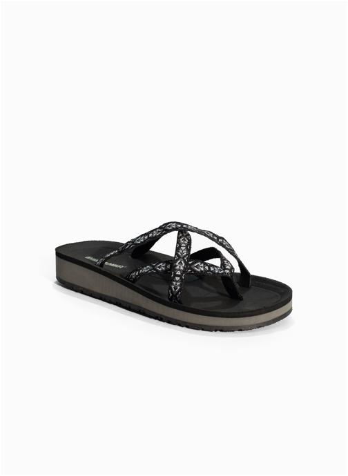Minnetonka Tongs Tongs HANNA Noir femme noir