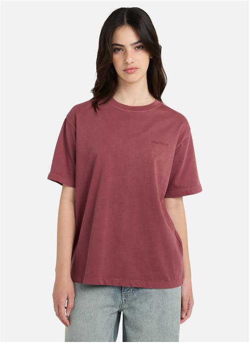 Element Tee-shirts Lowcase femme bordeaux