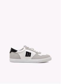 Baskets basses Sneakers Femme MTNG ARIA blanc femme gris