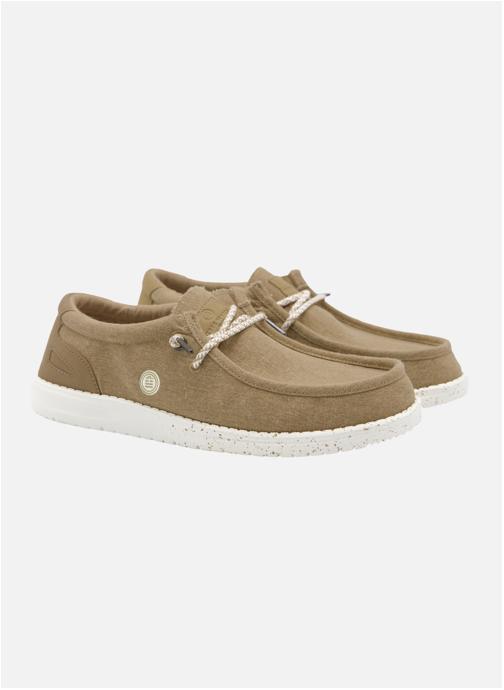 Serge Blanco Chaussures bateaux Saint Jean homme beige