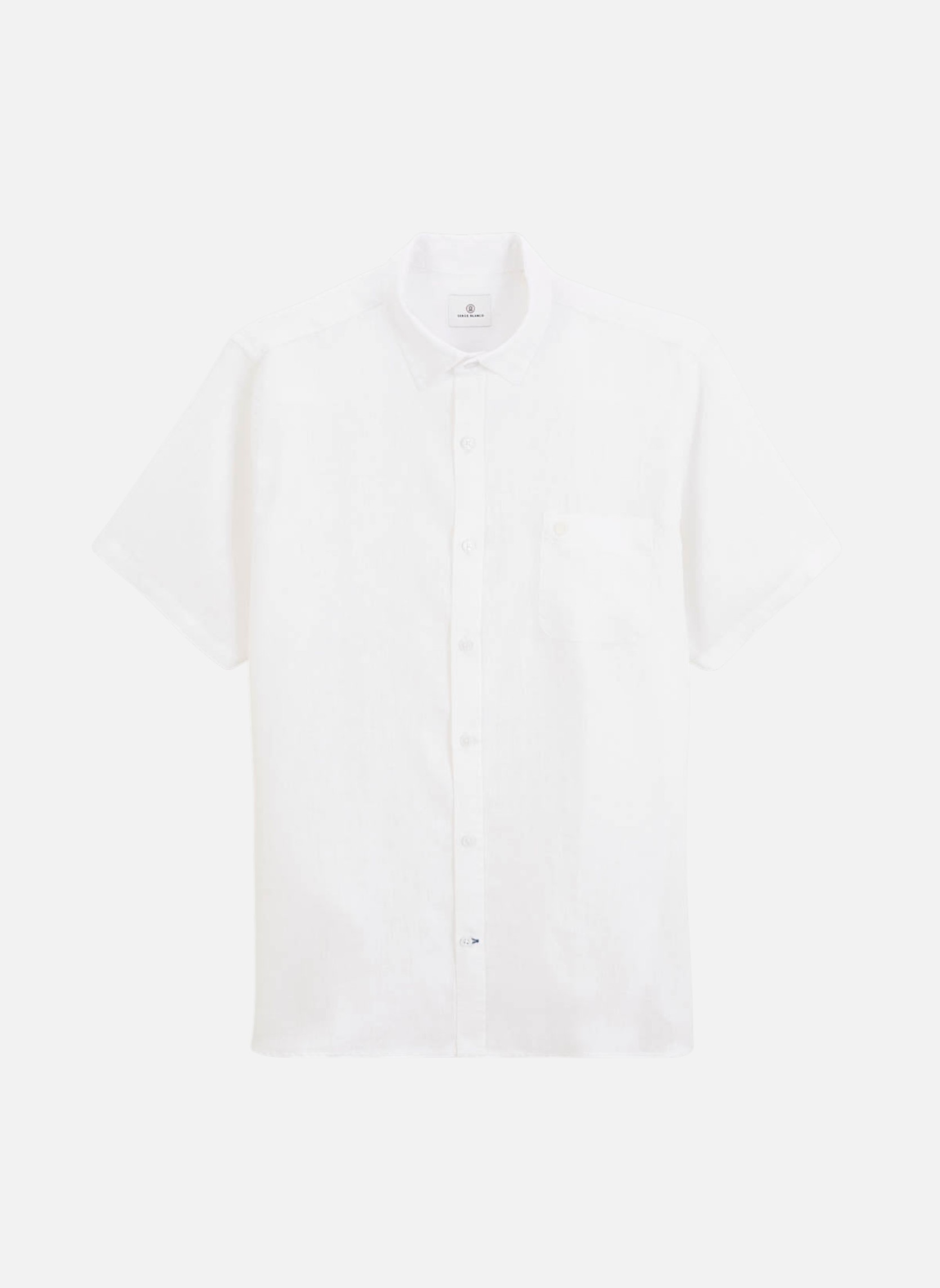 Chemises Chemise MC homme blanc Serge Blanco Chemises Chemise MC homme blanc Blanc