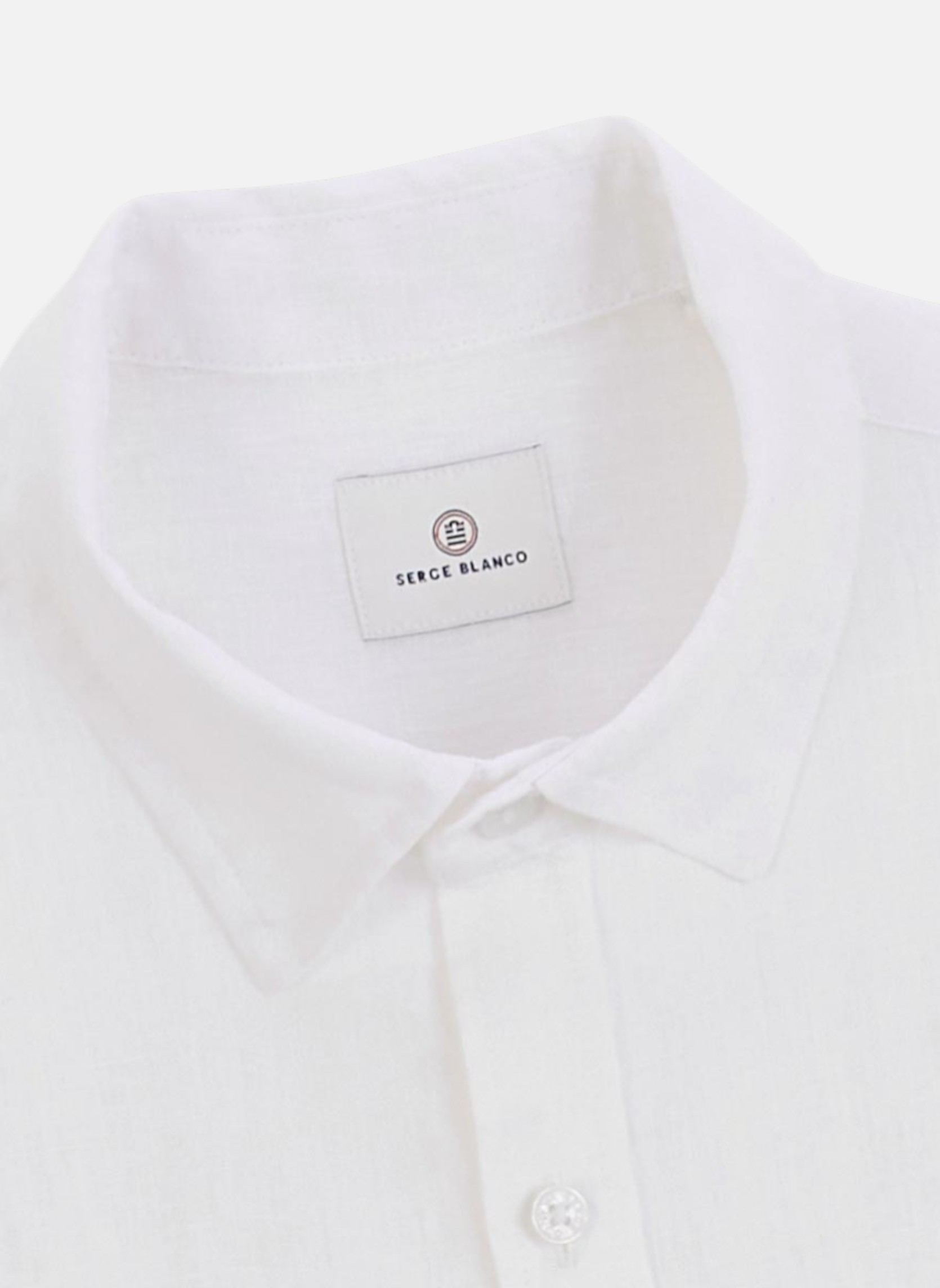Chemises Chemise MC homme blanc Serge Blanco Chemises Chemise MC homme blanc Blanc