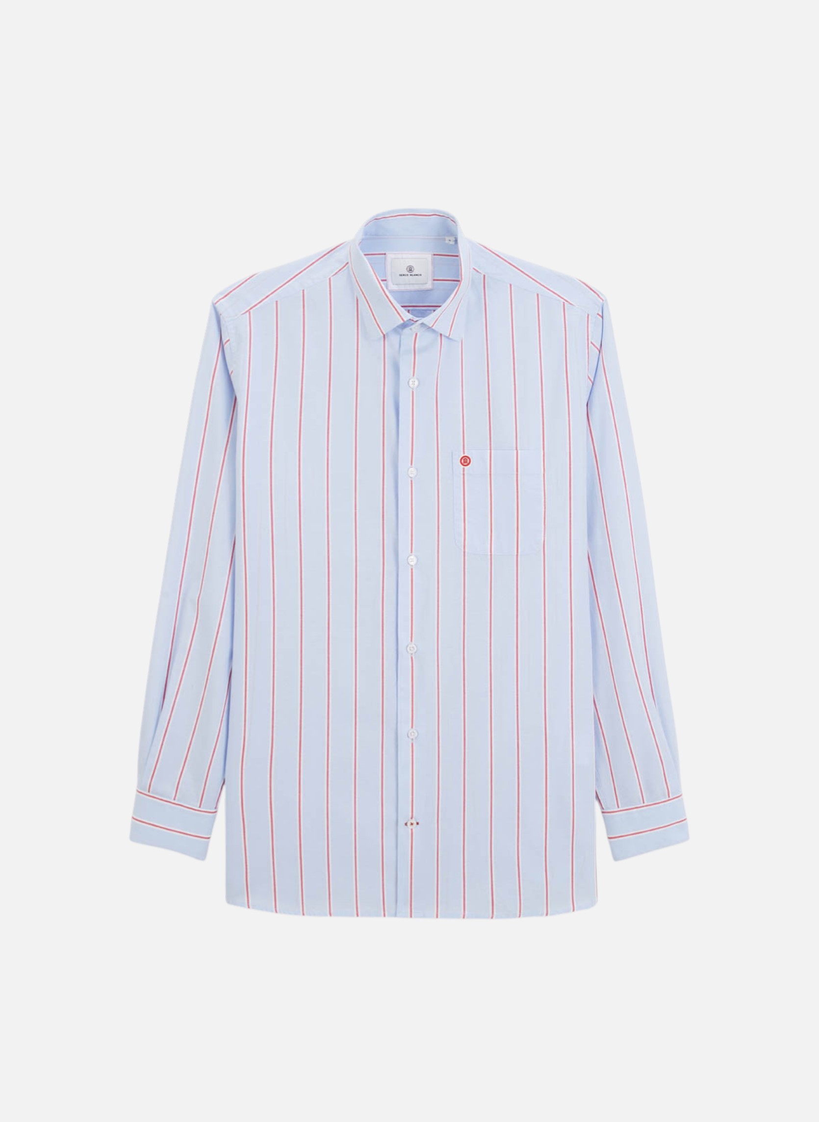 Chemises Chemise ML homme bleu Serge Blanco Chemises Chemise ML homme bleu Bleu ciel