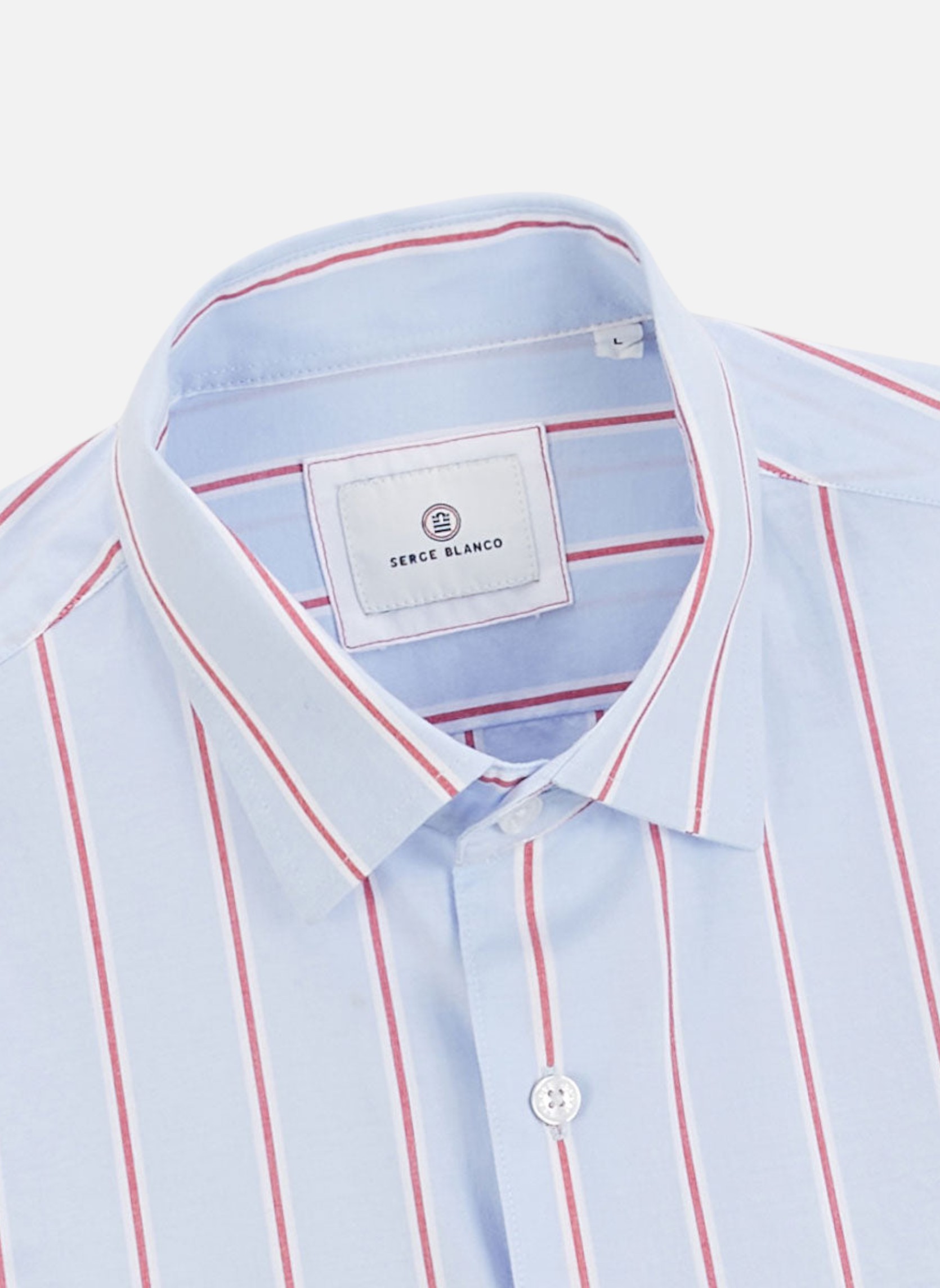 Chemises Chemise ML homme bleu Serge Blanco Chemises Chemise ML homme bleu Bleu ciel
