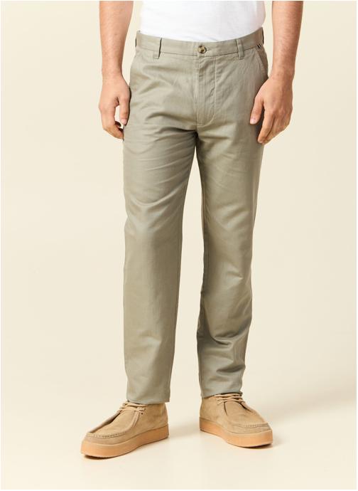 Bonobo Pantalons droits SADAOLIN2H homme vert