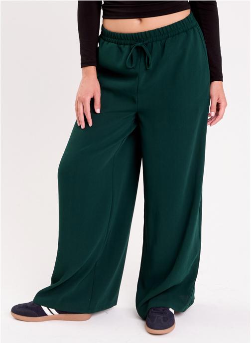 Cache Cache Pantalons droit PALAZZOWIN femme vert