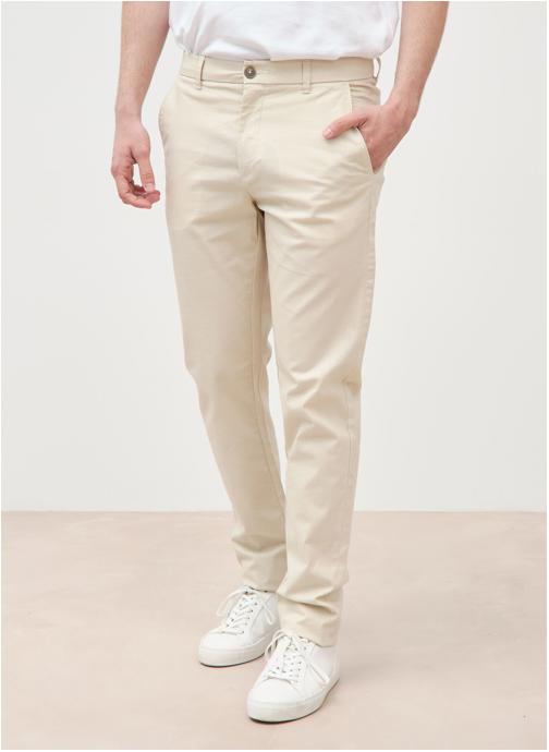 Bonobo Pantalons droits SADAOCHIN#H homme beige