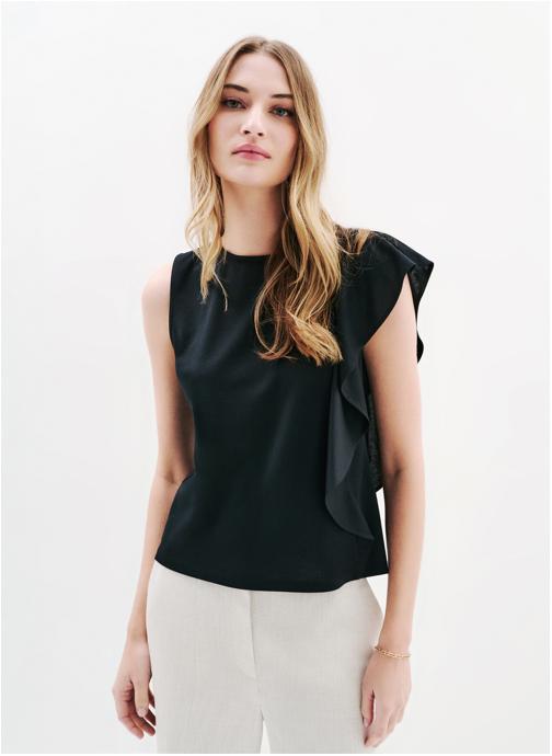 Caroll Débardeurs Débardeurs - 251T-TONKO femme noir